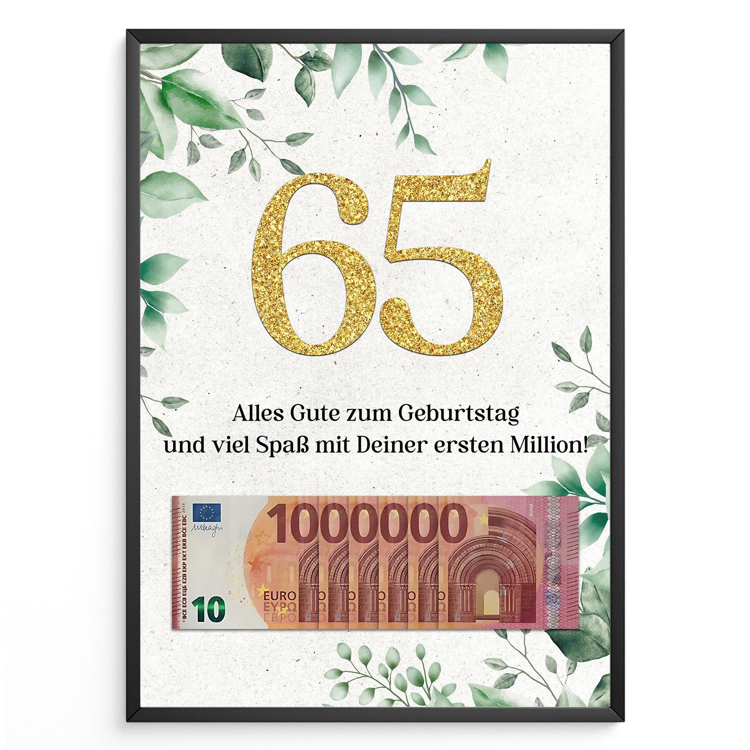 Tigerlino Poster Geburtstag Geldgeschenk Männer Frauen günstig online kaufen