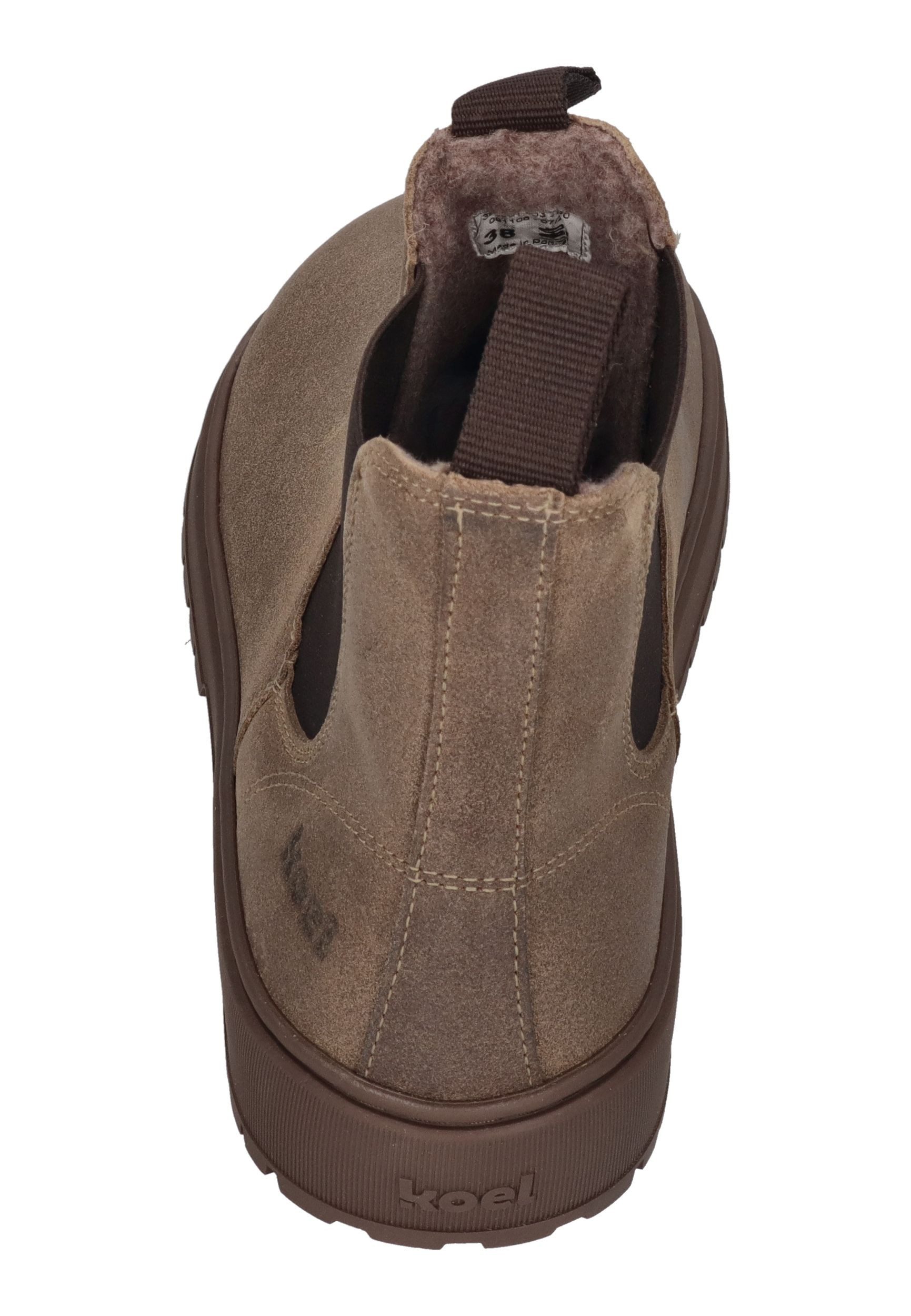 KOEL GAVIEN SUEDE FELT Barfußschuh Taupe
