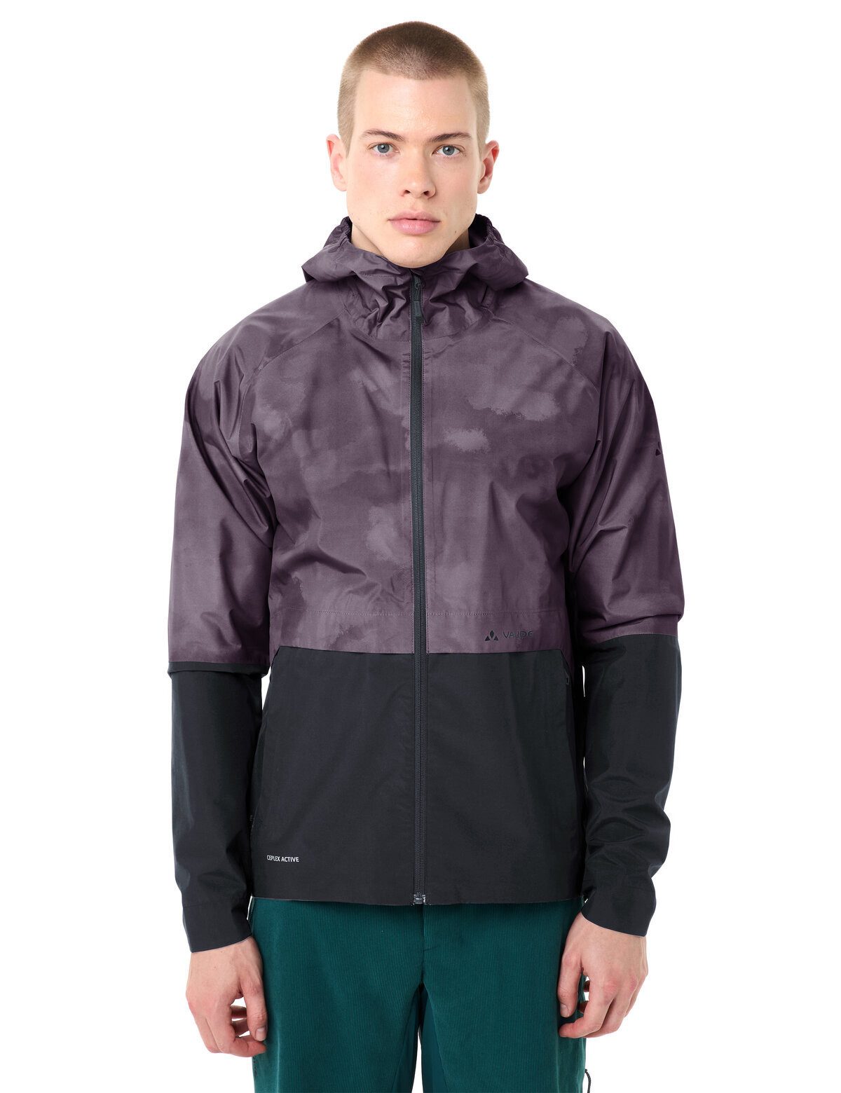 VAUDE Fahrradjacke Men's Loamer Rain Jacket (1-St) vielseitig einsetzbare Regenjacke, leicht und kompakt