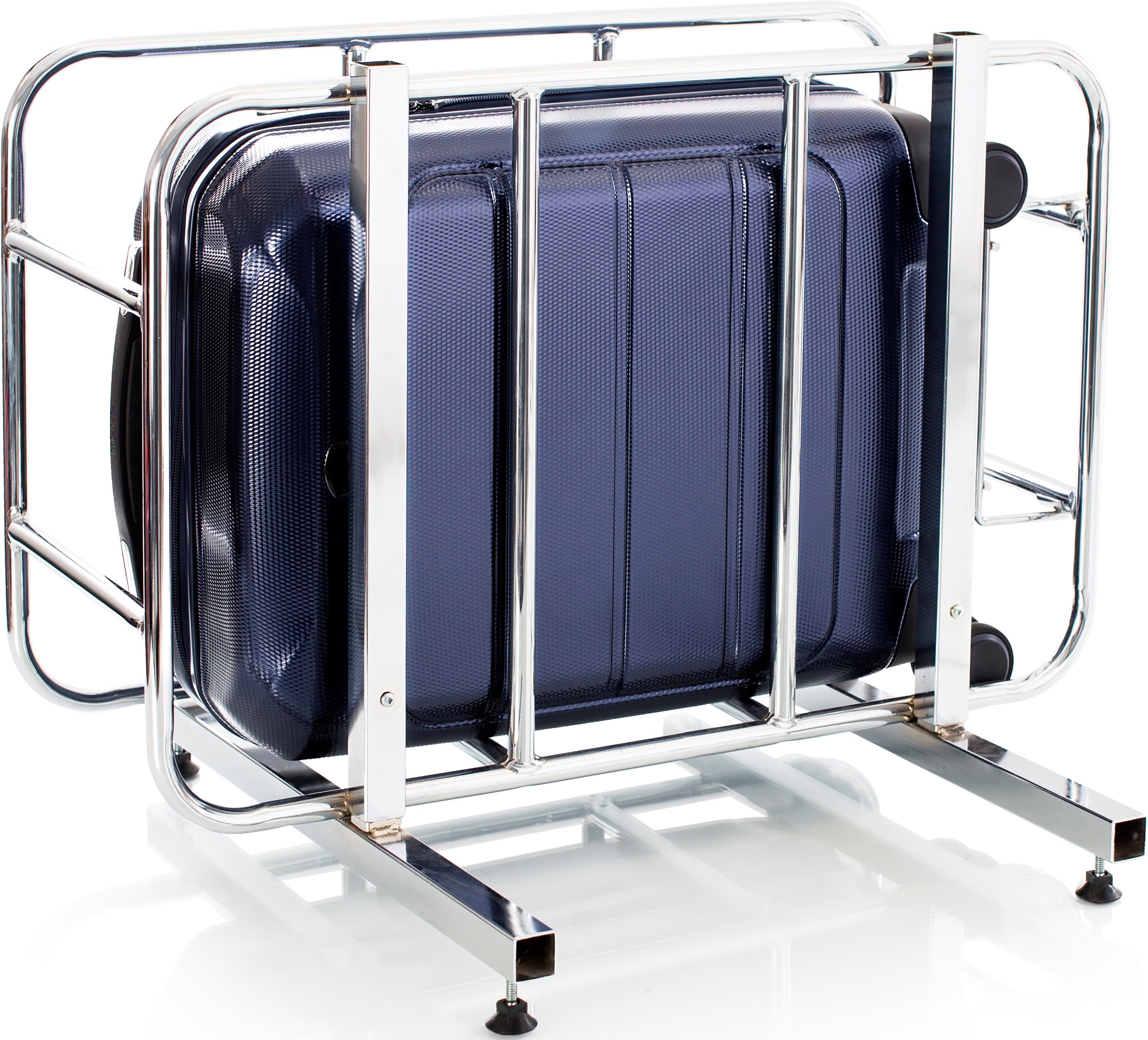 Damen Trolleys Heys Hartschalen-Trolley Eco Case, 53 cm, Navy Blau, 4 Rollen, zum Teil aus recyceltem Material
