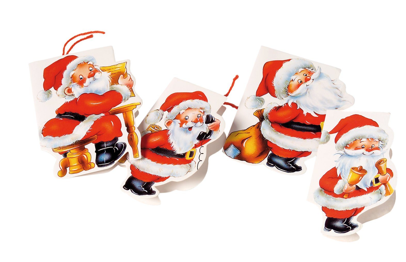 BSB Grußkarten Geschenkanhänger Weihnachten - 4 Anhänger im Beutel