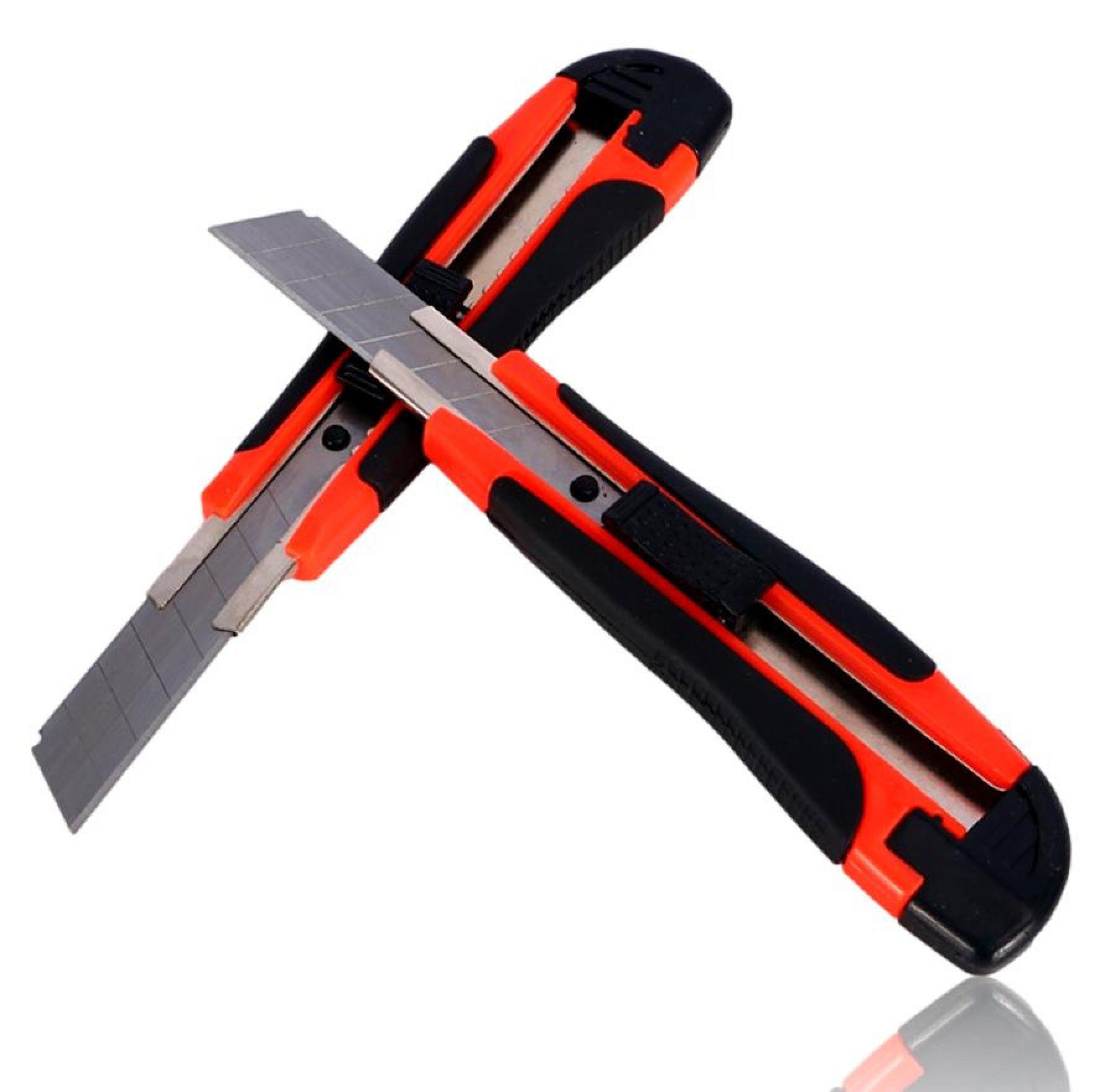 BAYLI Cuttermesser 5er Set Cuttermesser 18mm Klingenbreite, scharfe Cuttermesserklingen – Bild 4 von 5