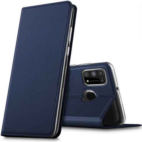 CoolGadget Handyhülle Magnet Case Handy Tasche für Samsung Galaxy M31 6,4 Zoll, Hülle Klapphülle Ultra Slim Flip Cover für Samsung M31 Schutzhülle
