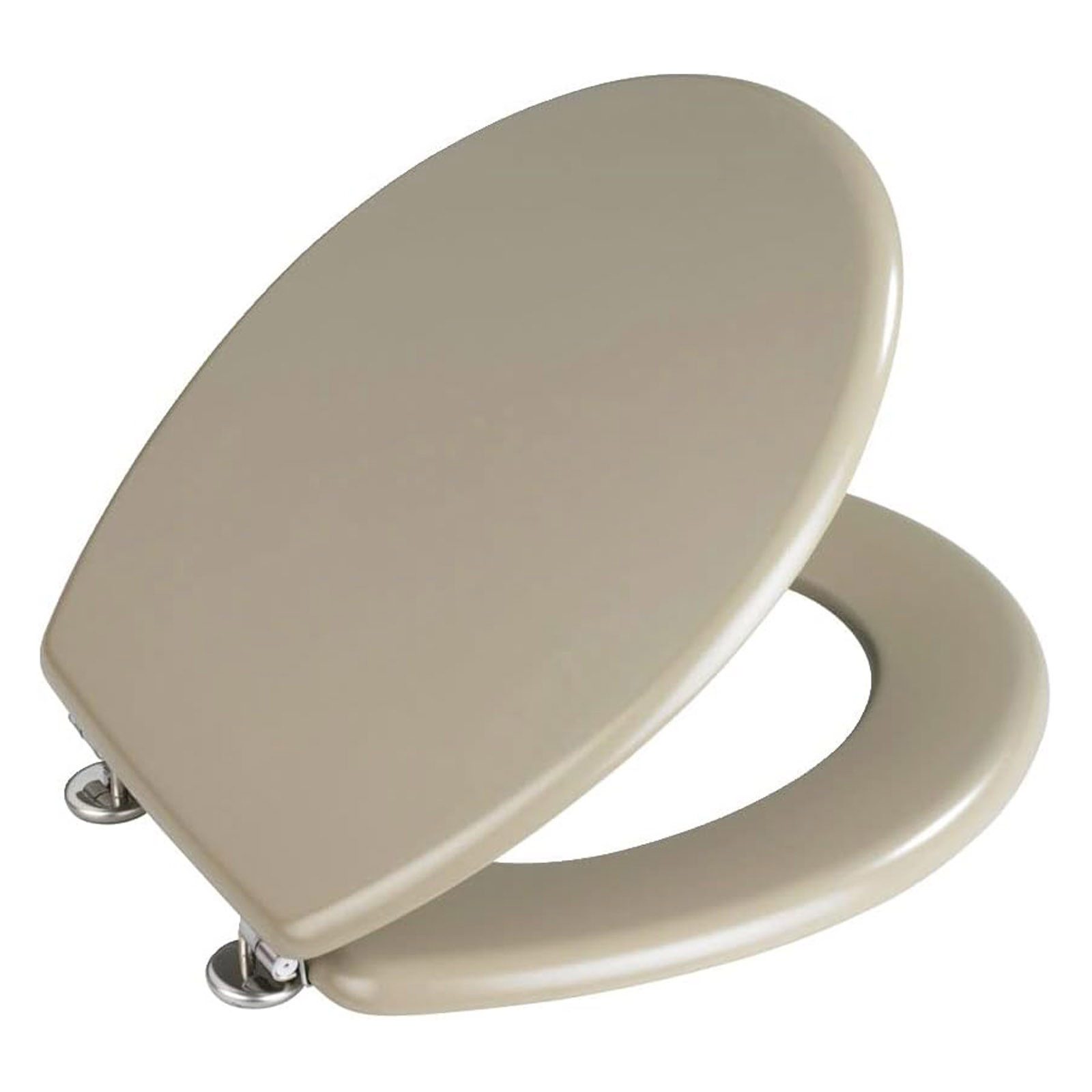 WENKO WC-Sitz WC Toiletten SitzToilettensitz, MDF Sandbeige Matt günstig online kaufen
