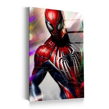 Mister-Kreativ XXL-Wandbild Colorful Spider - Premium Wandbild, Viele Größen + Materialien, Poster + Leinwand + Acrylglas