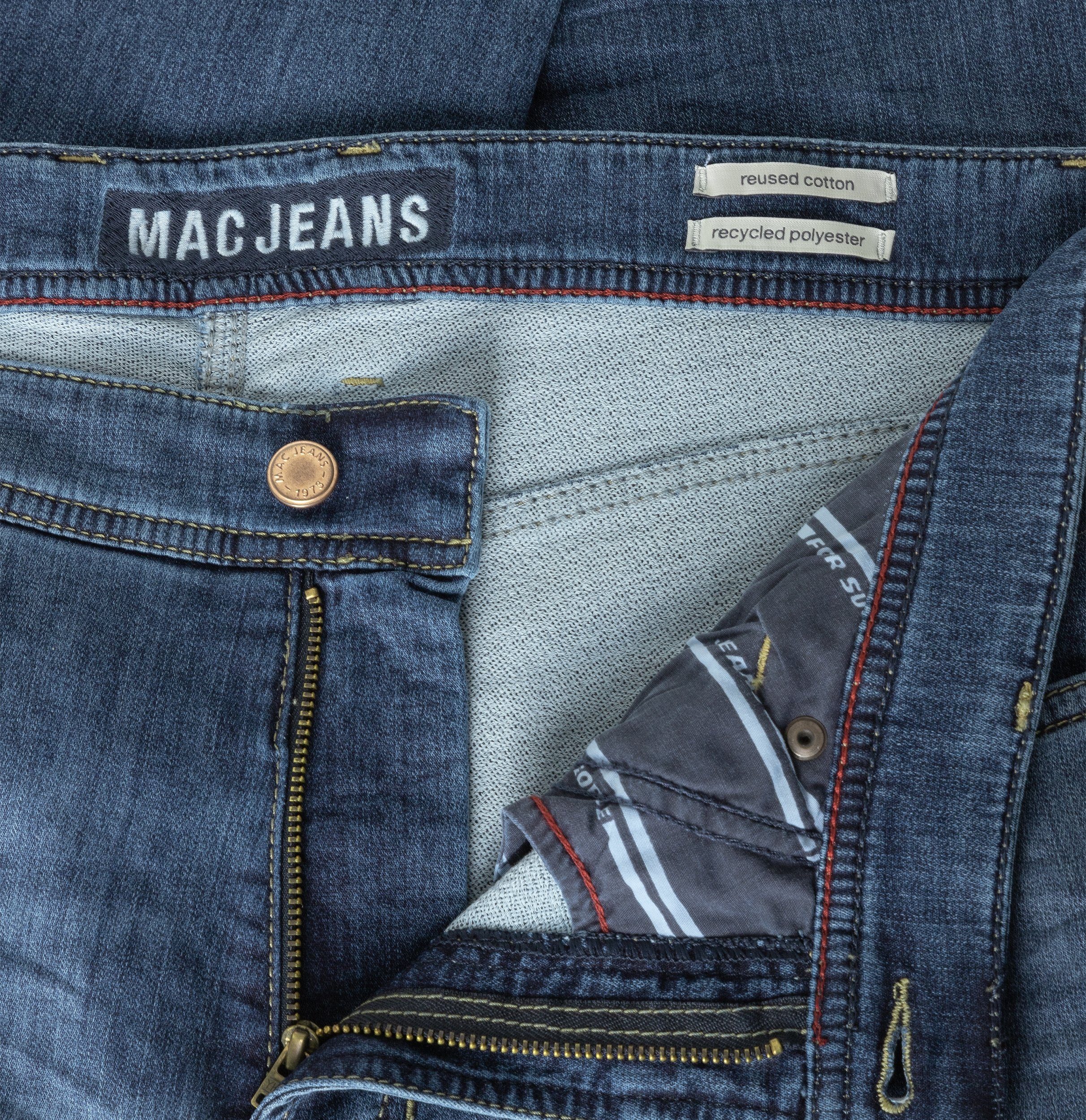 5-Pocket-Jeans MAC - Sweat Jog'n Blau Light Jeans, JEANS Denim