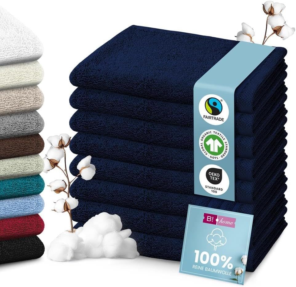 B!HOME Handtücher Set Saunatücher, Duschtücher, Gästehandtücher günstig online kaufen