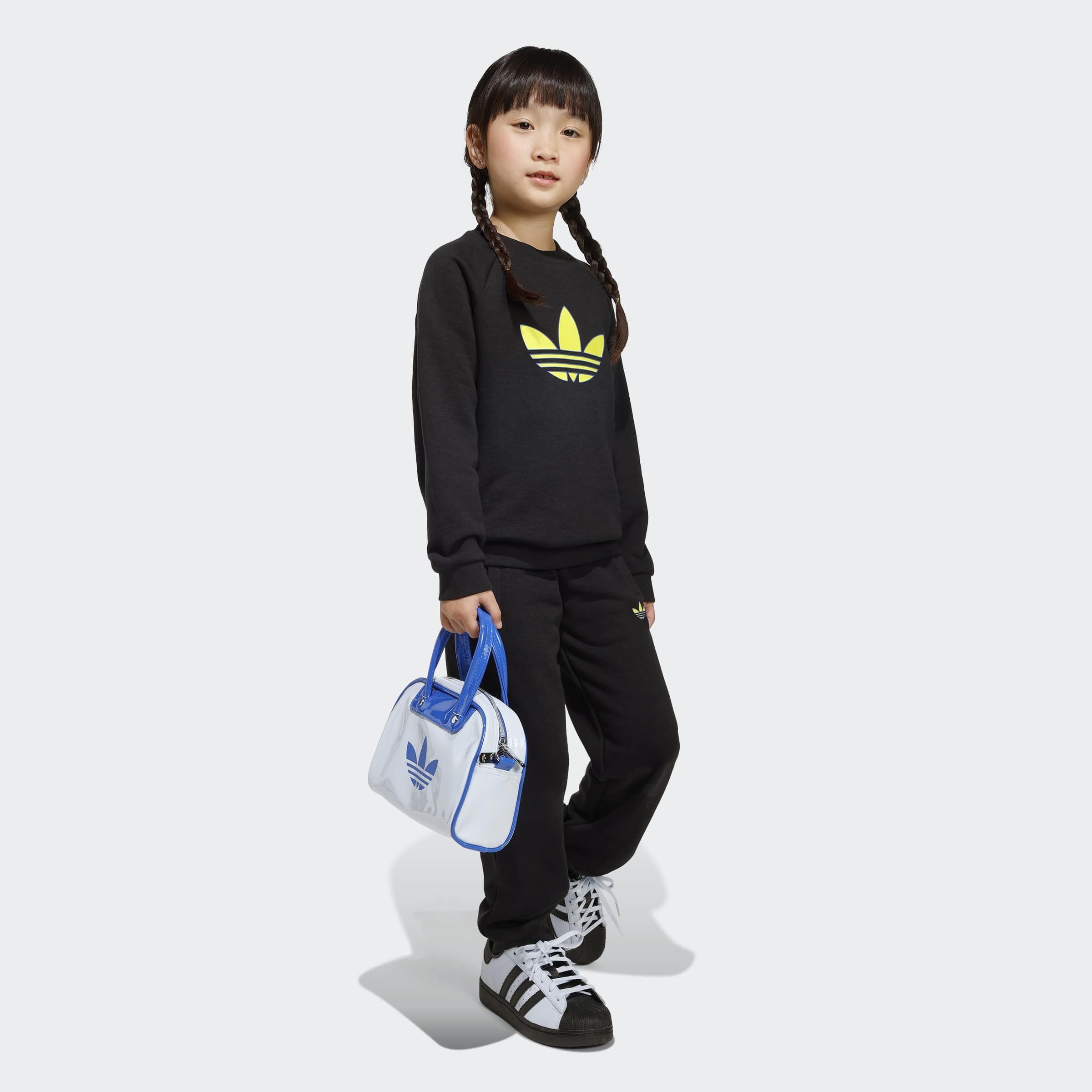 adidas Originals Trainingsanzug TREFOIL SET MIT RUNDHALSAUSSCHNITT, LOCKER GESCHNITTEN (2-tlg) – Bild 5 von 5