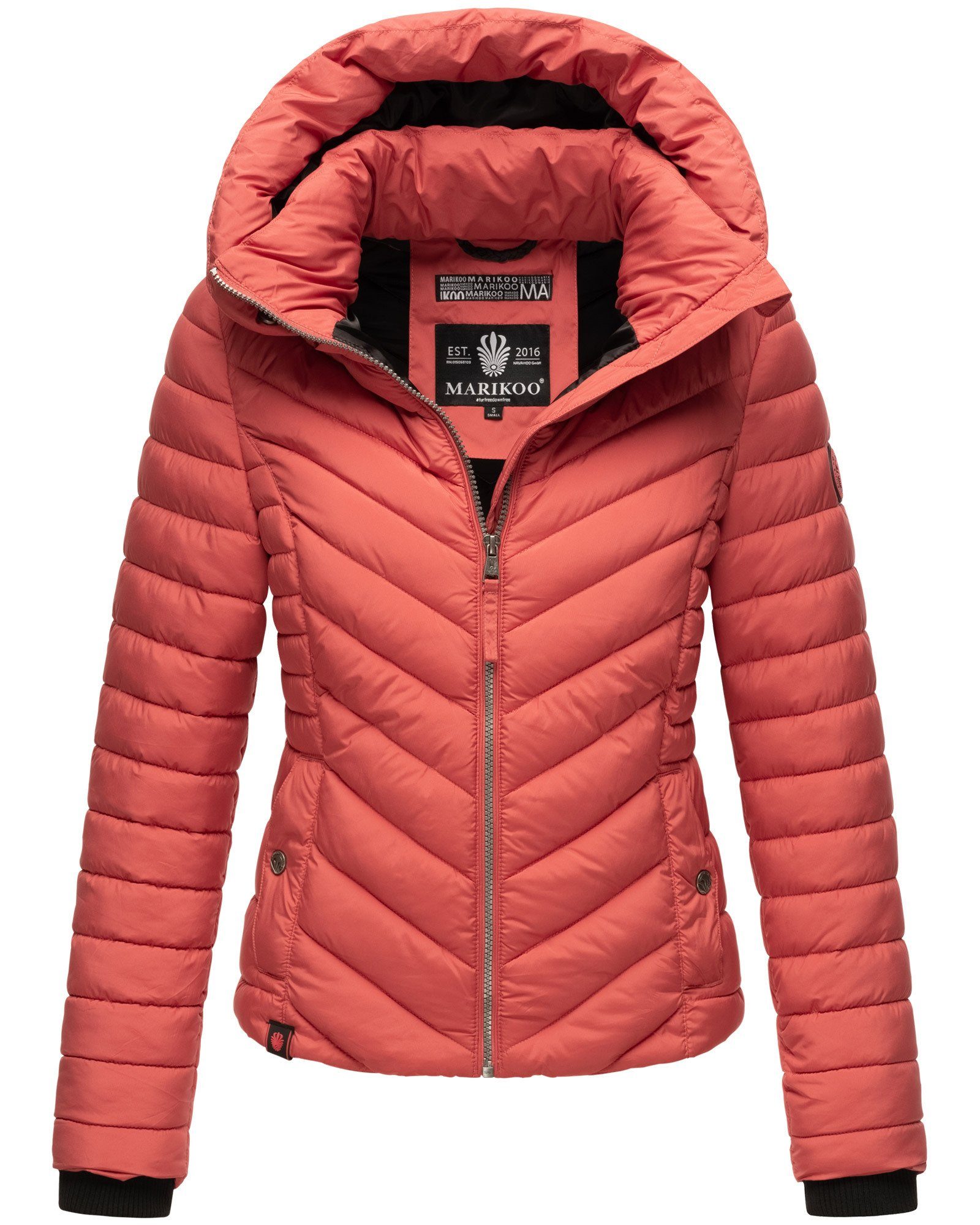 Marikoo Steppjacke Kagomee mit großer Kapuze
