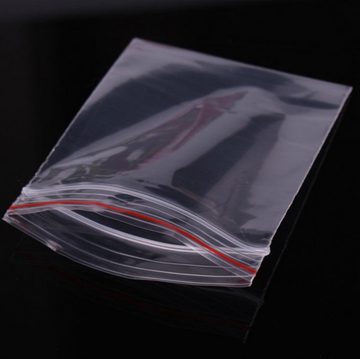 ARLI Aufbewahrungstasche 1000x Druckverschlussbeutel 100 x 150 mm LDPE (1000-tlg., Tüten), Schnellverschlußbeutel Zip Beutel transparent