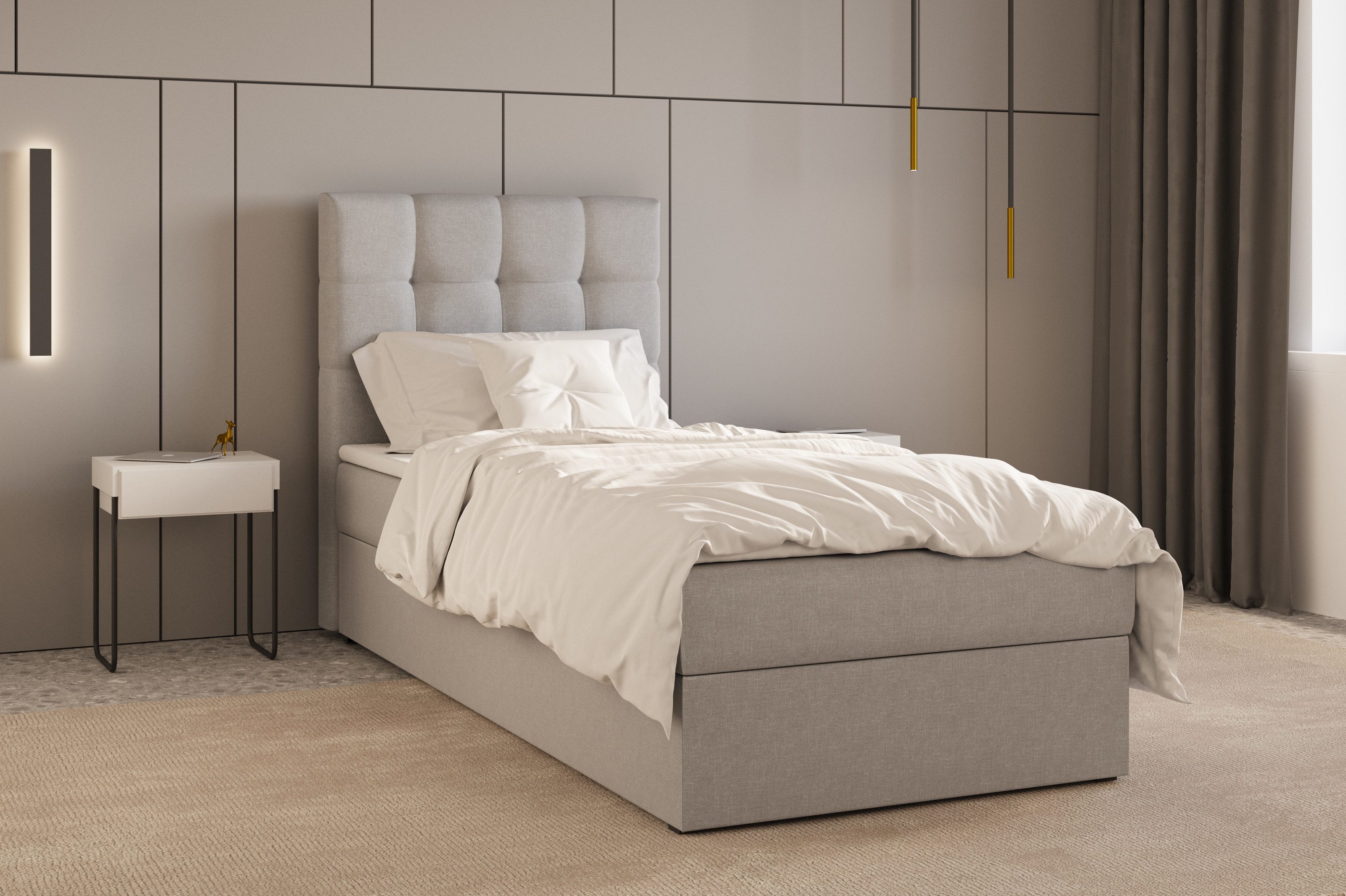 MOEBLO Boxspringbett Bett 05 (Polsterbett Kontinentalbett, günstig online kaufen