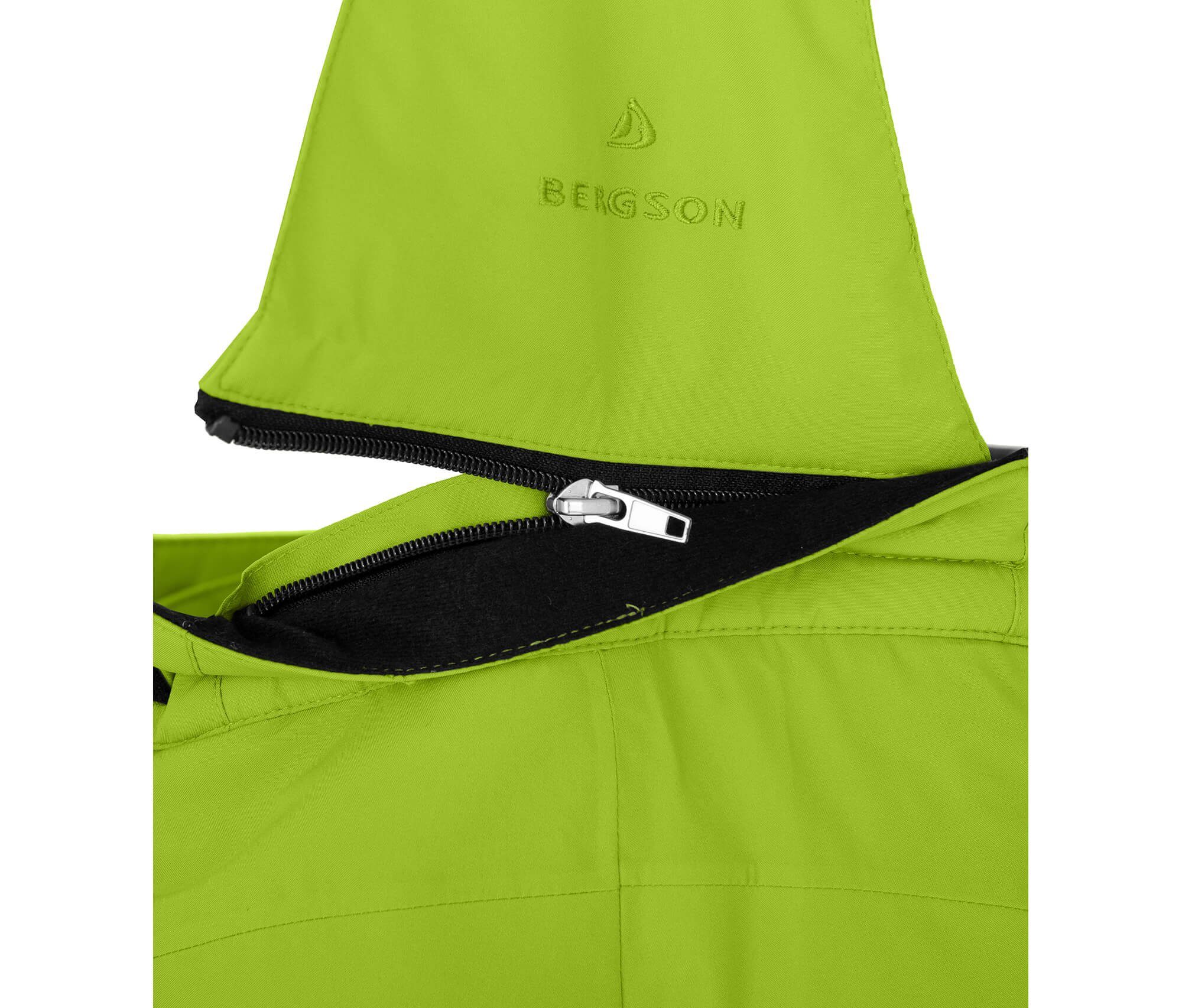 Bergson Skihose PELLY MAXI Kinder Skihose, wattiert, 20000 mm Wassersäule, Normalgrößen, lime gr