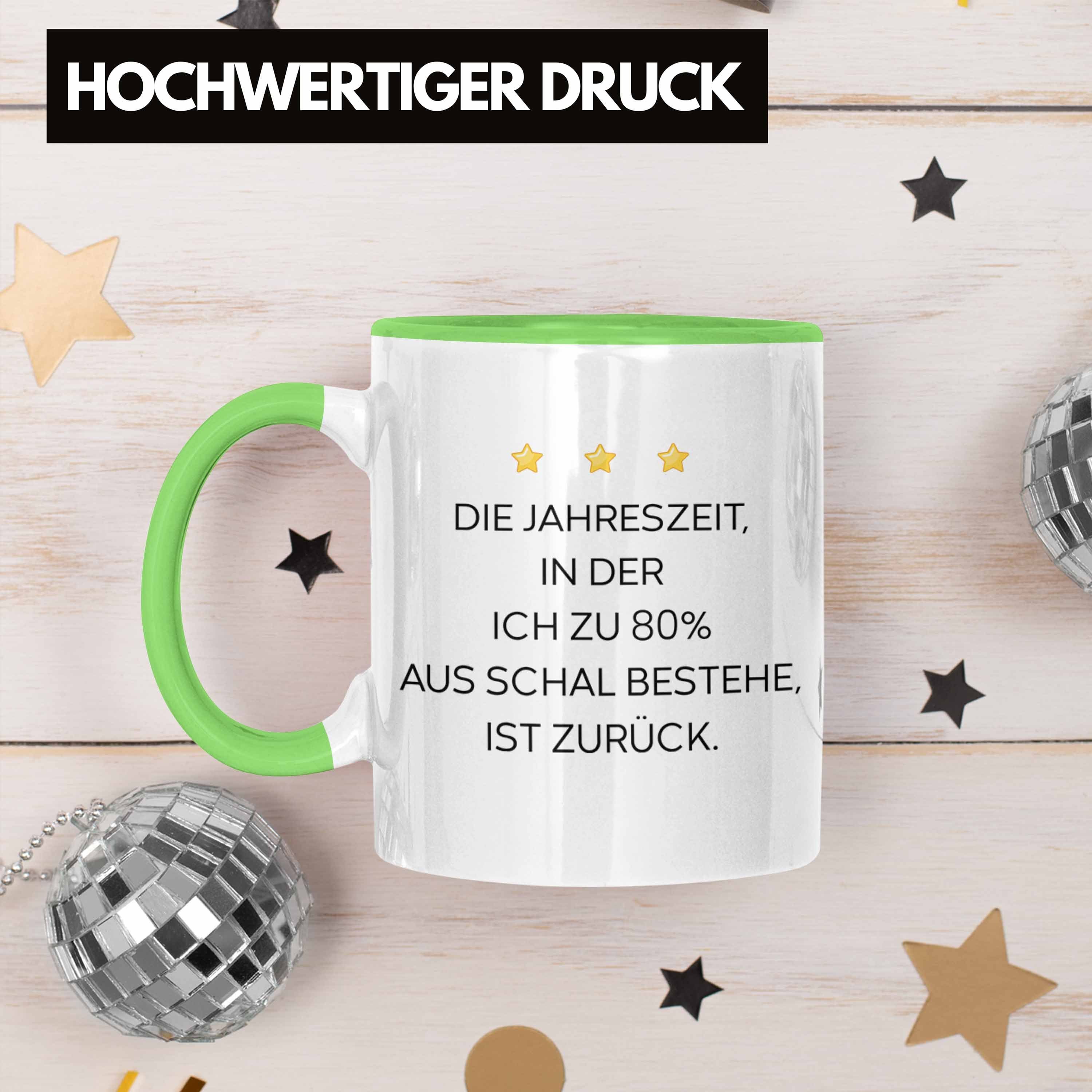 Büro Geschenk für Winter Arbeit mit Männer - Herbst Frauen Lustig Sprüchen Lustige Trendation Trendation mit Tassen Grün Kollegin Tasse Spruch Tasse Sarkasmus Becher