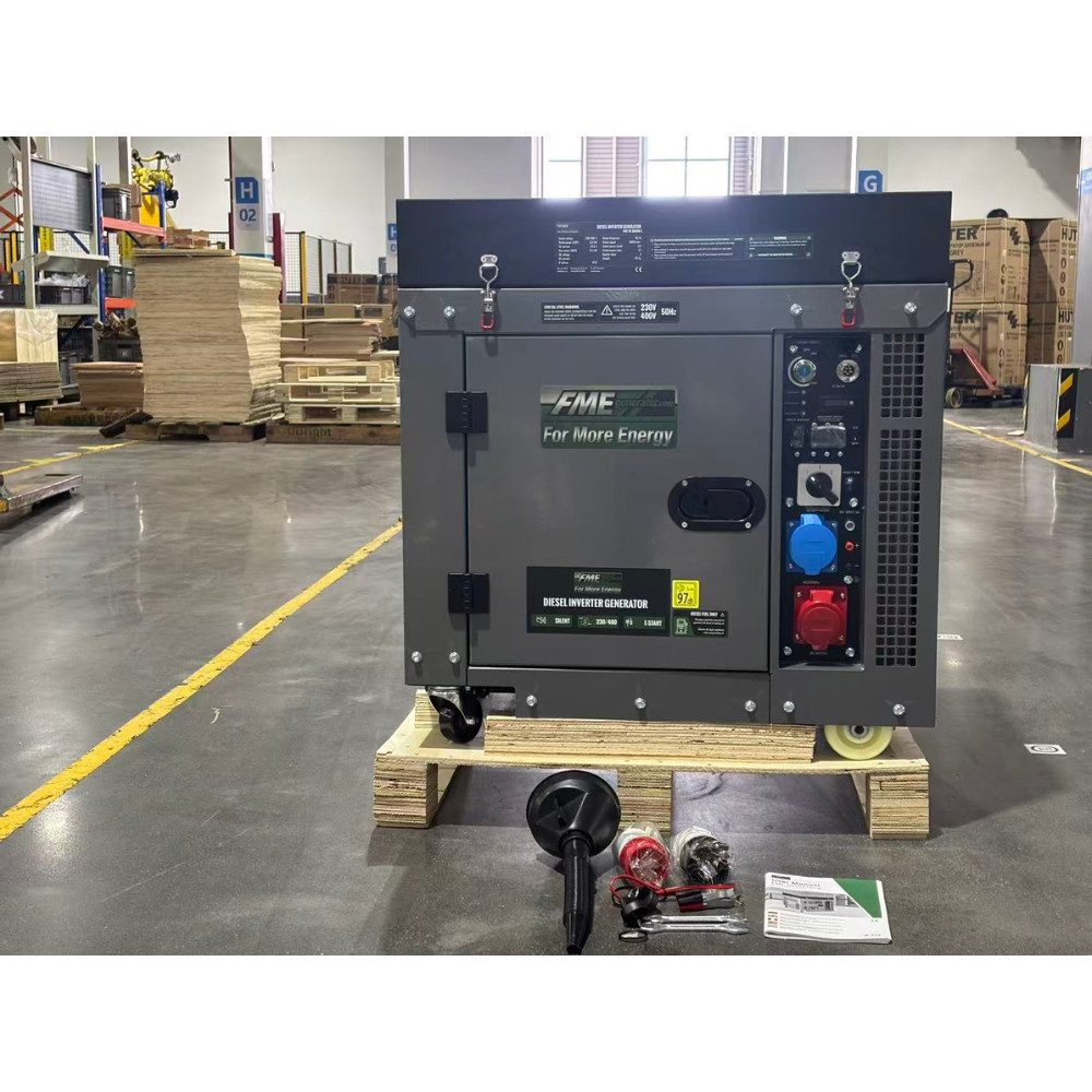 FME Stromerzeuger 10.000iD-S Diesel Inverter - HVO100 kompatibel - 230V + 400V, 8500 in kW