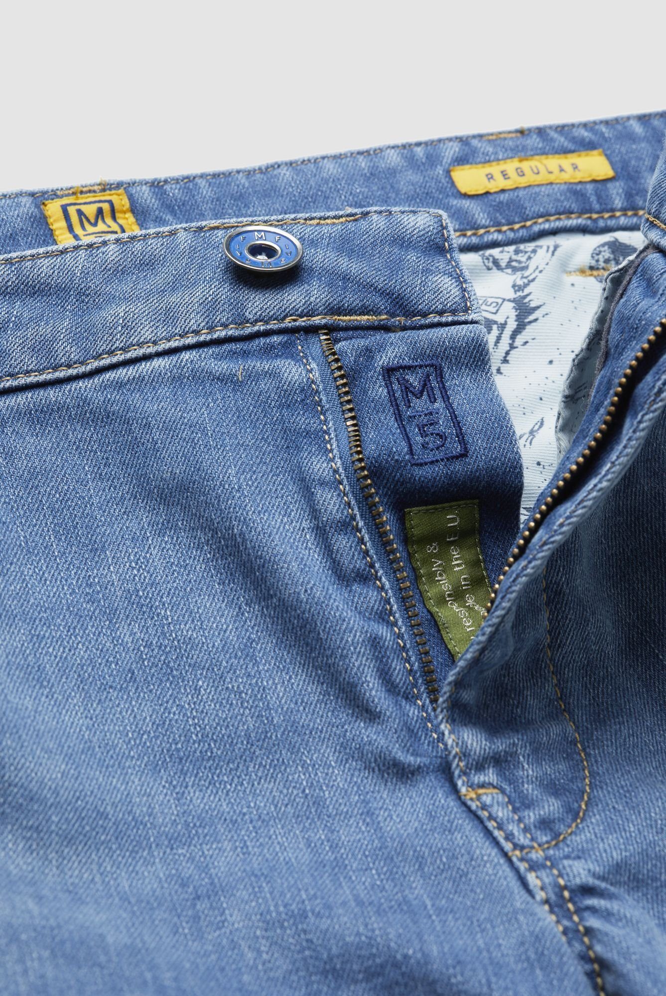 Regular-fit-Jeans Fit 6209 Pocket M5 Style im Jeans Five blau MEYER Regular