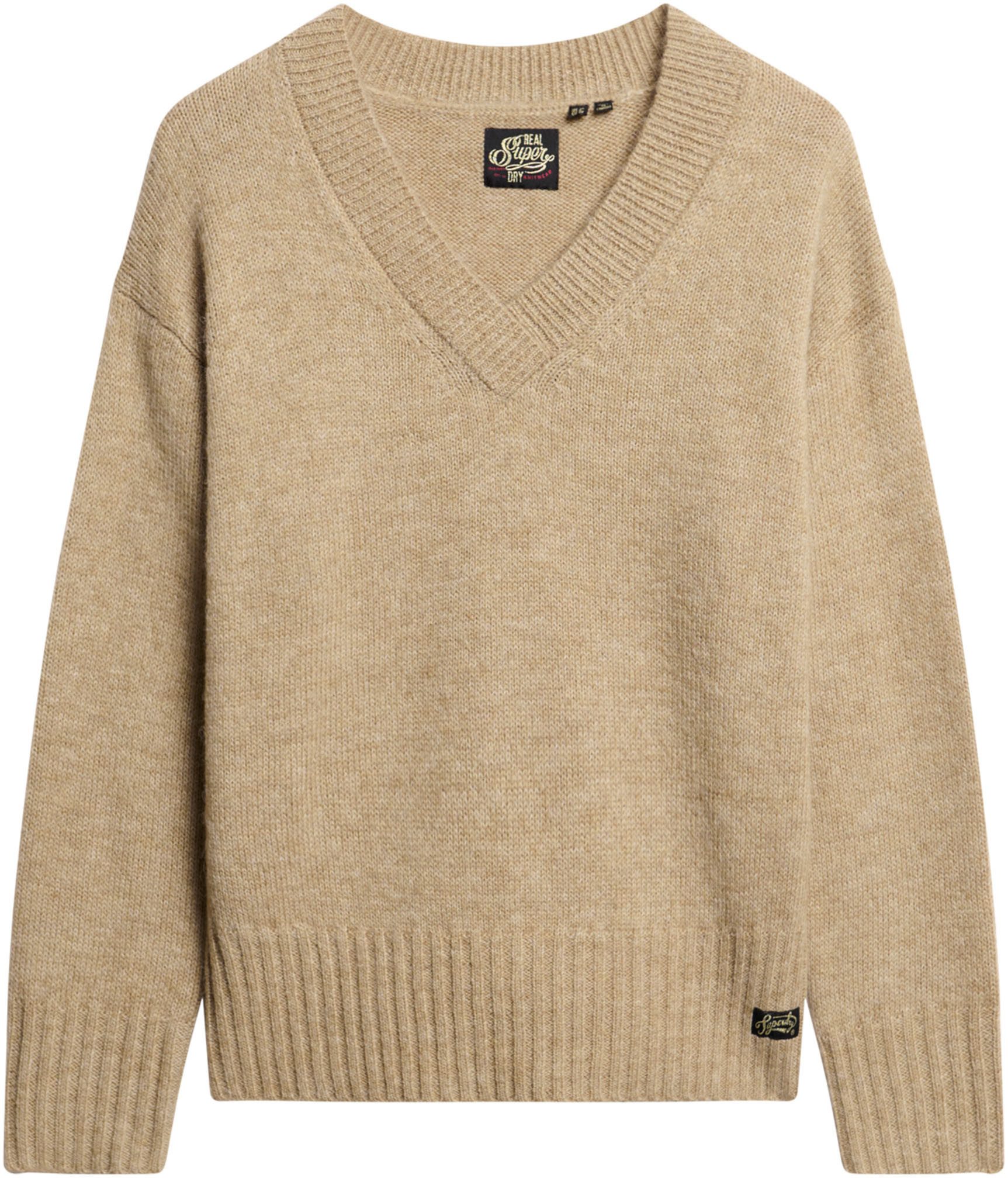 Superdry Strickpullover ESSENTIAL V NECK JUMPER günstig online kaufen