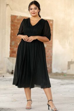 Modabout Abendkleid Kurzes Midikleid Sommerkleid für Damen - NELB0553D8848SYH (1-tlg)