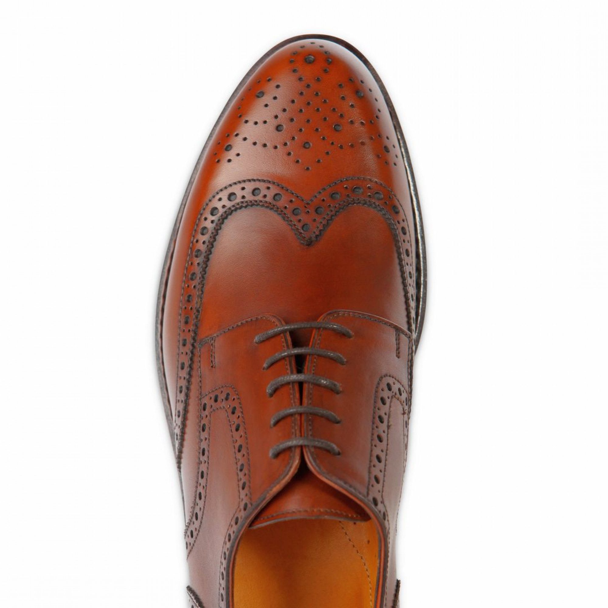 Prime Shoes Prime Shoes LINZ Herren Schnürung Budapester CognacCuoio EU46,5/UK11,5 Schnürschuh