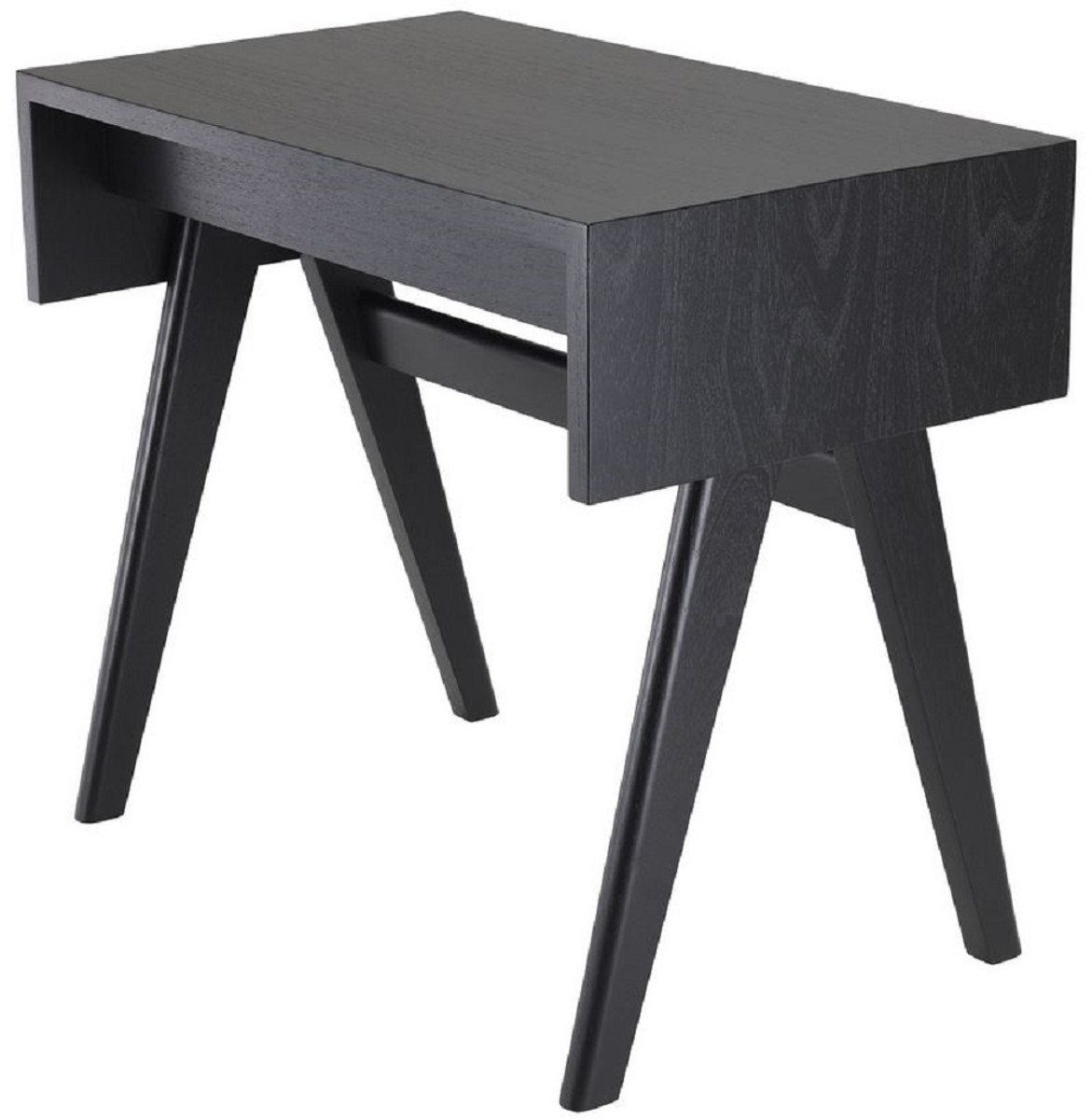 Sekretär Massivholz Qualität 53 Padrino Schreibtisch Büro Casa Luxus - - - - Schreibtisch Möbel Bürotisch Schwarz x 77 x Luxus H. 90 cm