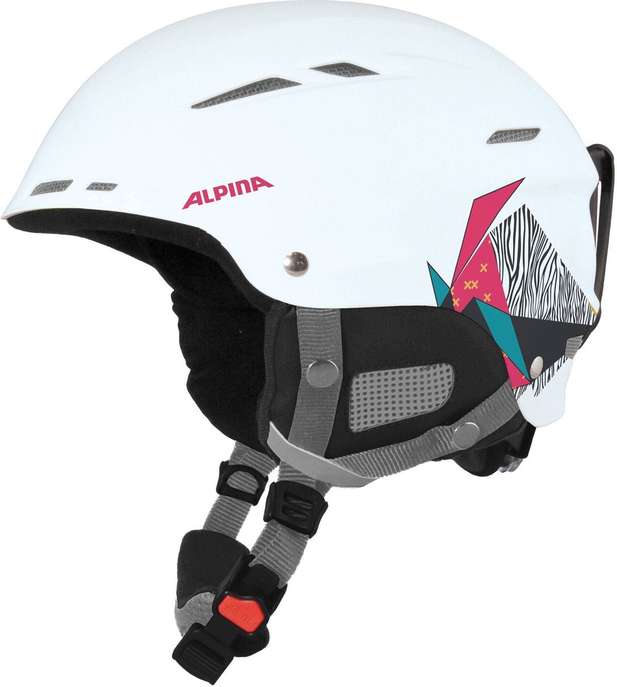 Alpina Sports Skihelm BIOM WHITE-PINK MATT