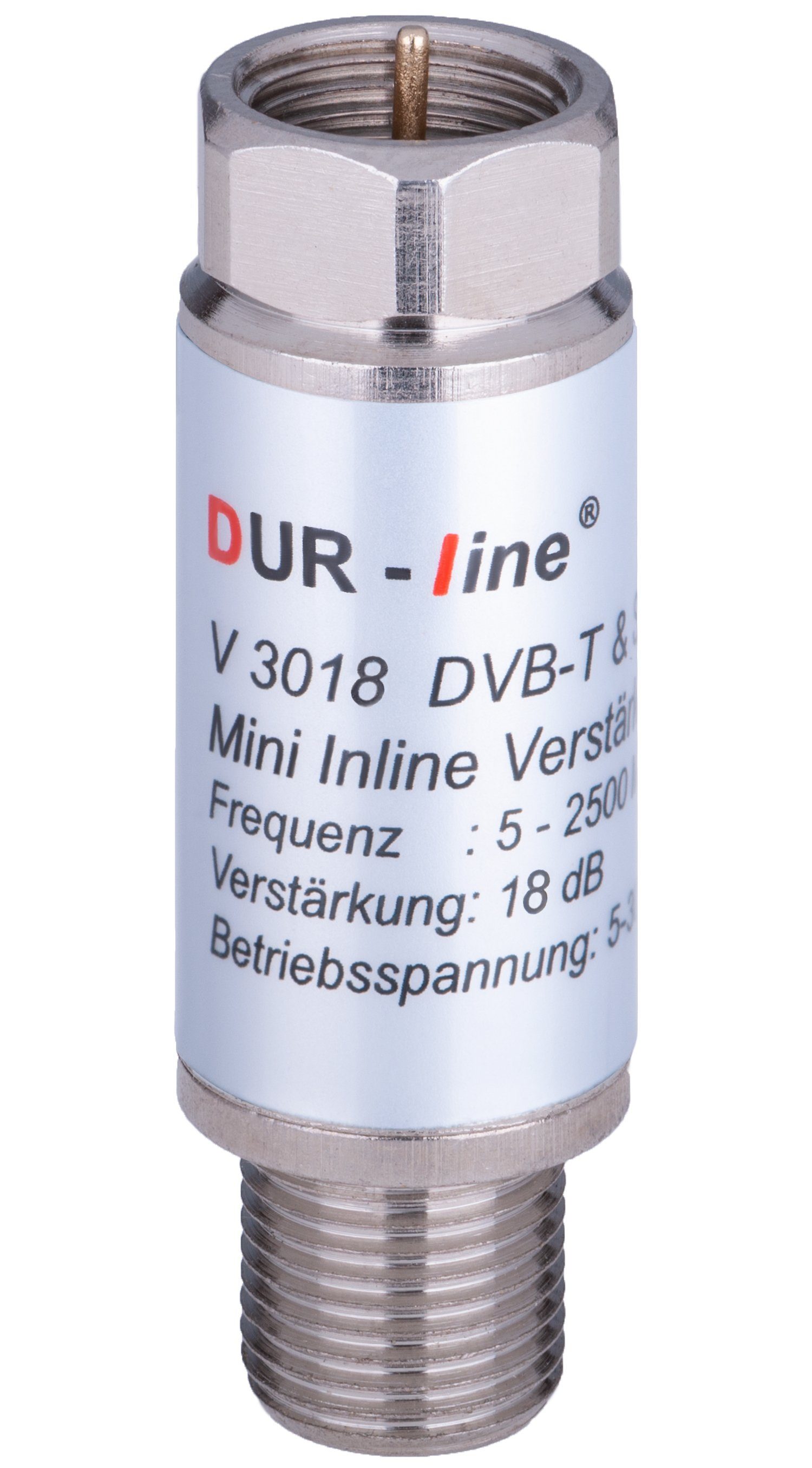 DUR-line Mini Inline-Verstärker Dur-Line V SAT-Kabel 18 3018 dB