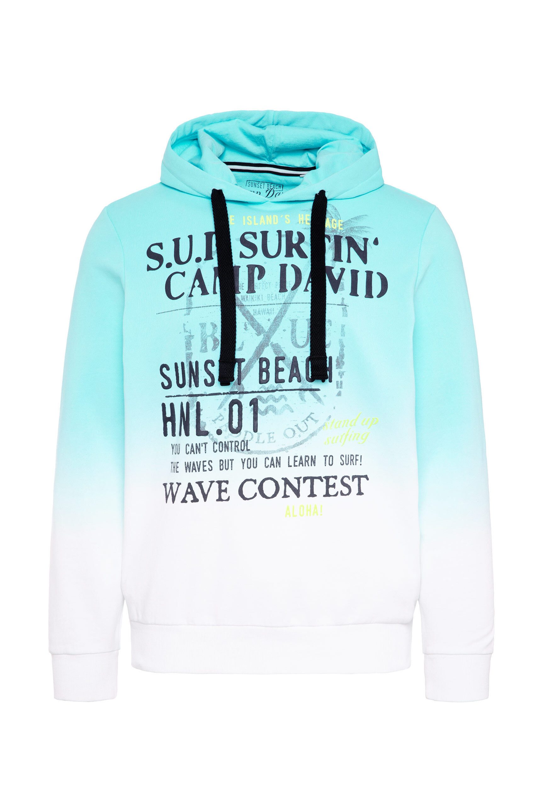 CAMP DAVID Kapuzensweatshirt mit Farbverlauf günstig online kaufen