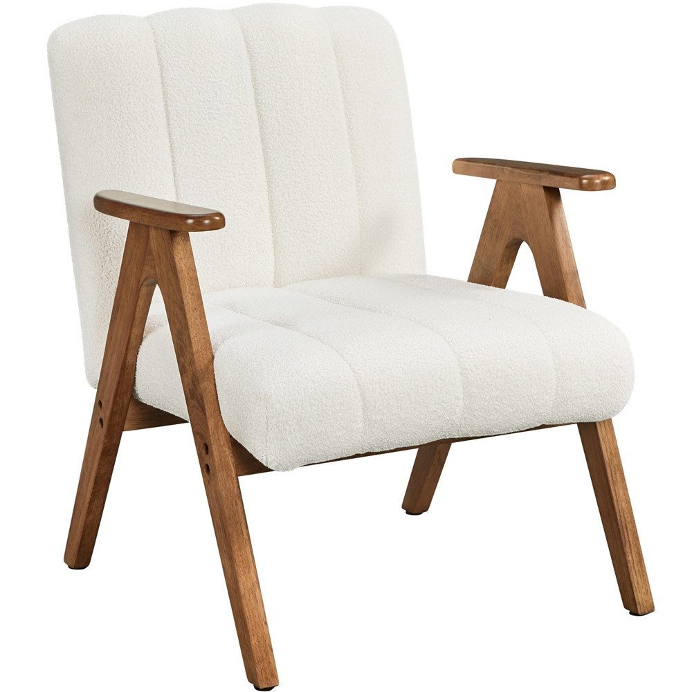 Yaheetech Loungesessel Polstersessel mit Armlehnen, Lesesessel Relaxsessel für Wohnzimmer