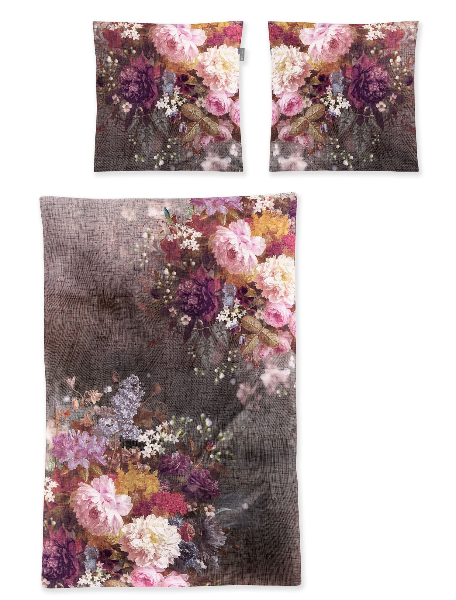 Irisette Bettwäsche Irisette Zobel Flausch Cotton Bettwäsche 155x220 Rosen günstig online kaufen