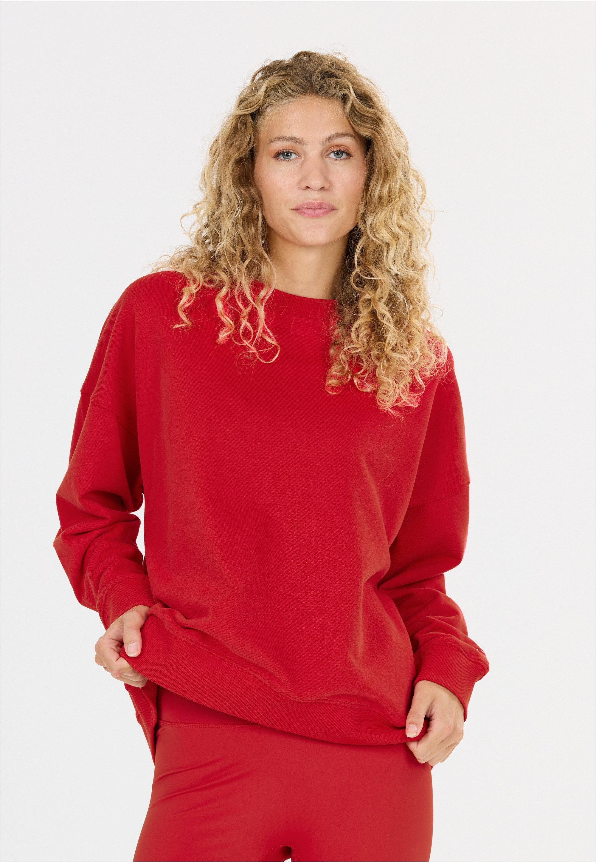 ATHLECIA Sweatshirt Breslin mit extraweichem Peach-Finish