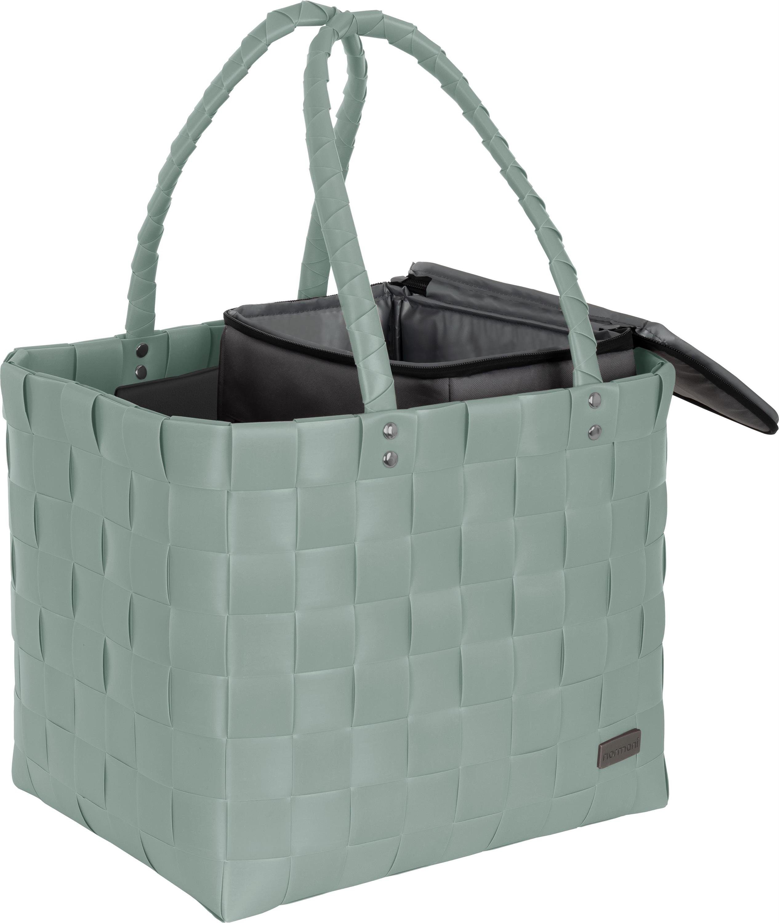 normani Einkaufskorb Flechtkorb mit kleiner Kühltasche, günstig online kaufen