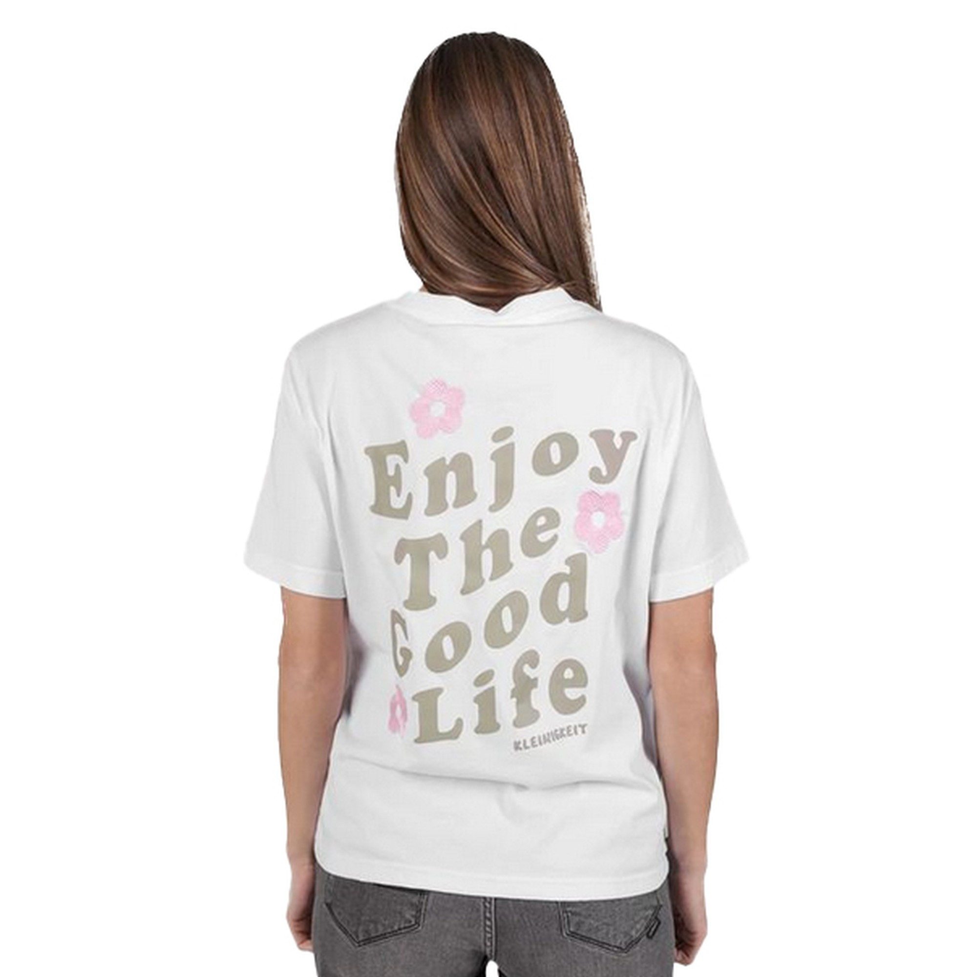 Kleinigkeit T-Shirt Enjoy the Flowers Shört, weiß günstig online kaufen