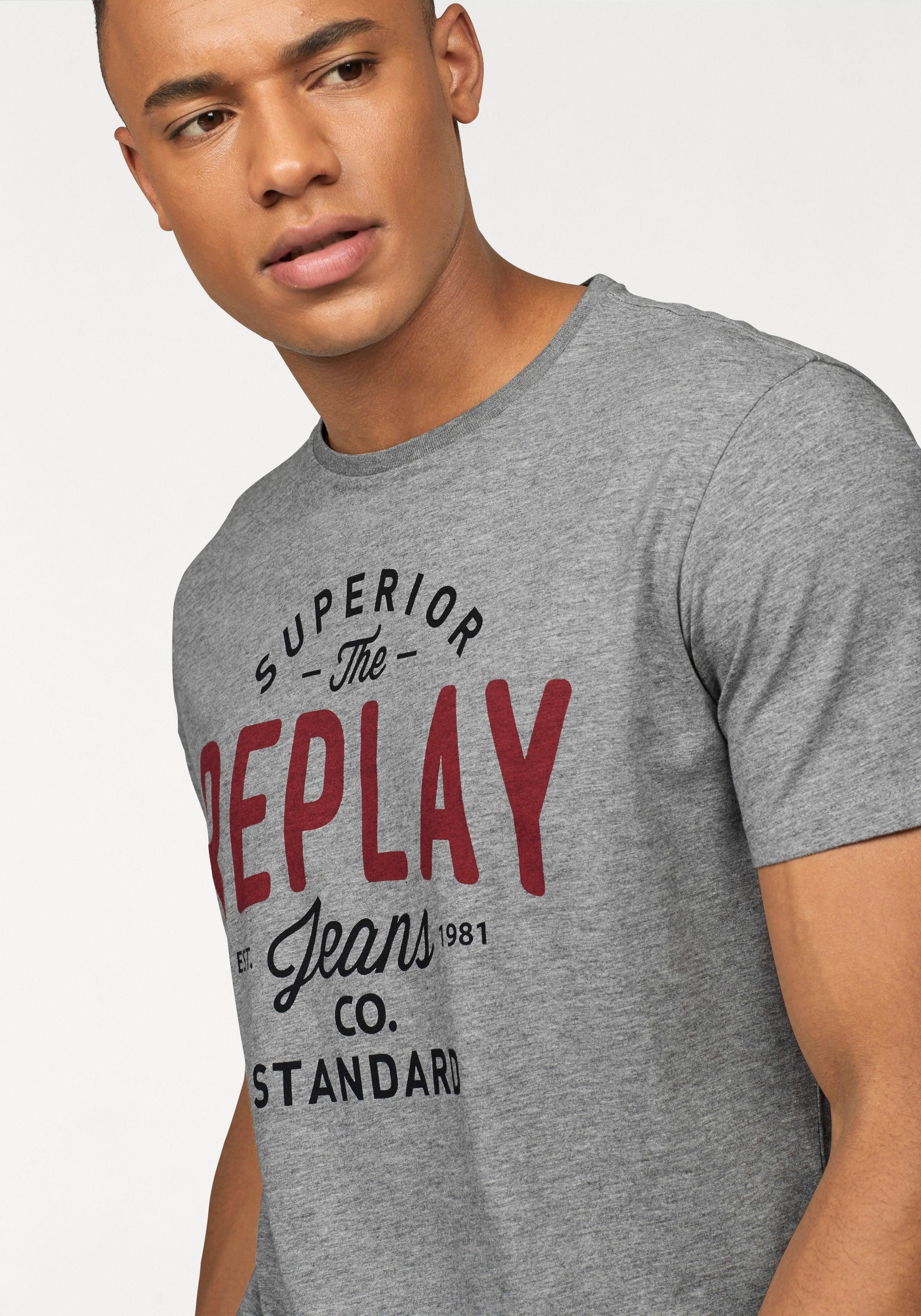 Replay T-Shirt mit Markendruck – Bild 3 von 5
