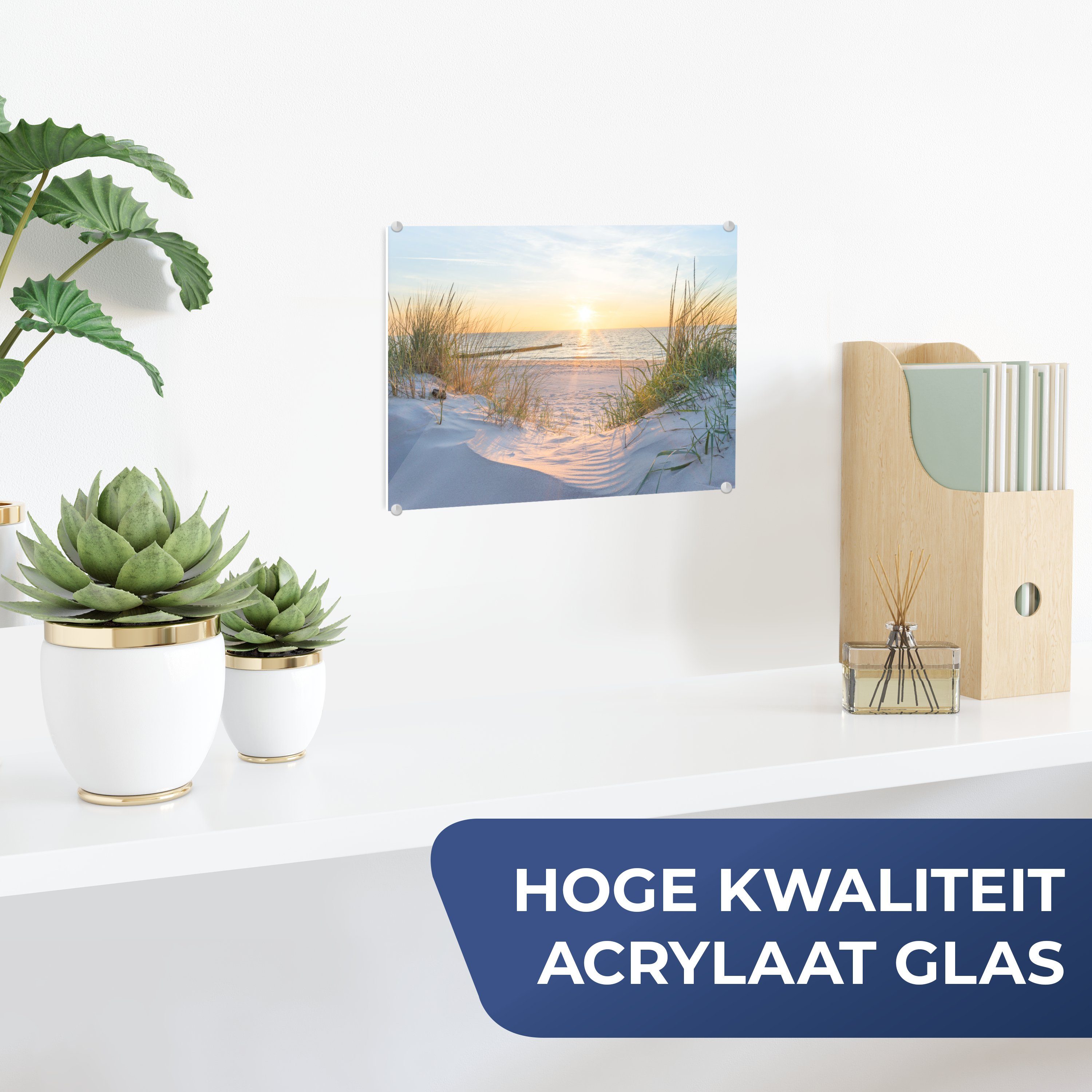 MuchoWow Acrylglasbild Strand - Sonne - günstig online kaufen