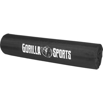 GORILLA SPORTS Langhantelstange mit Nackenpolster, 170 cm, verchromt, gerändelt, 30 mm mit Gewinde, (1-tlg)