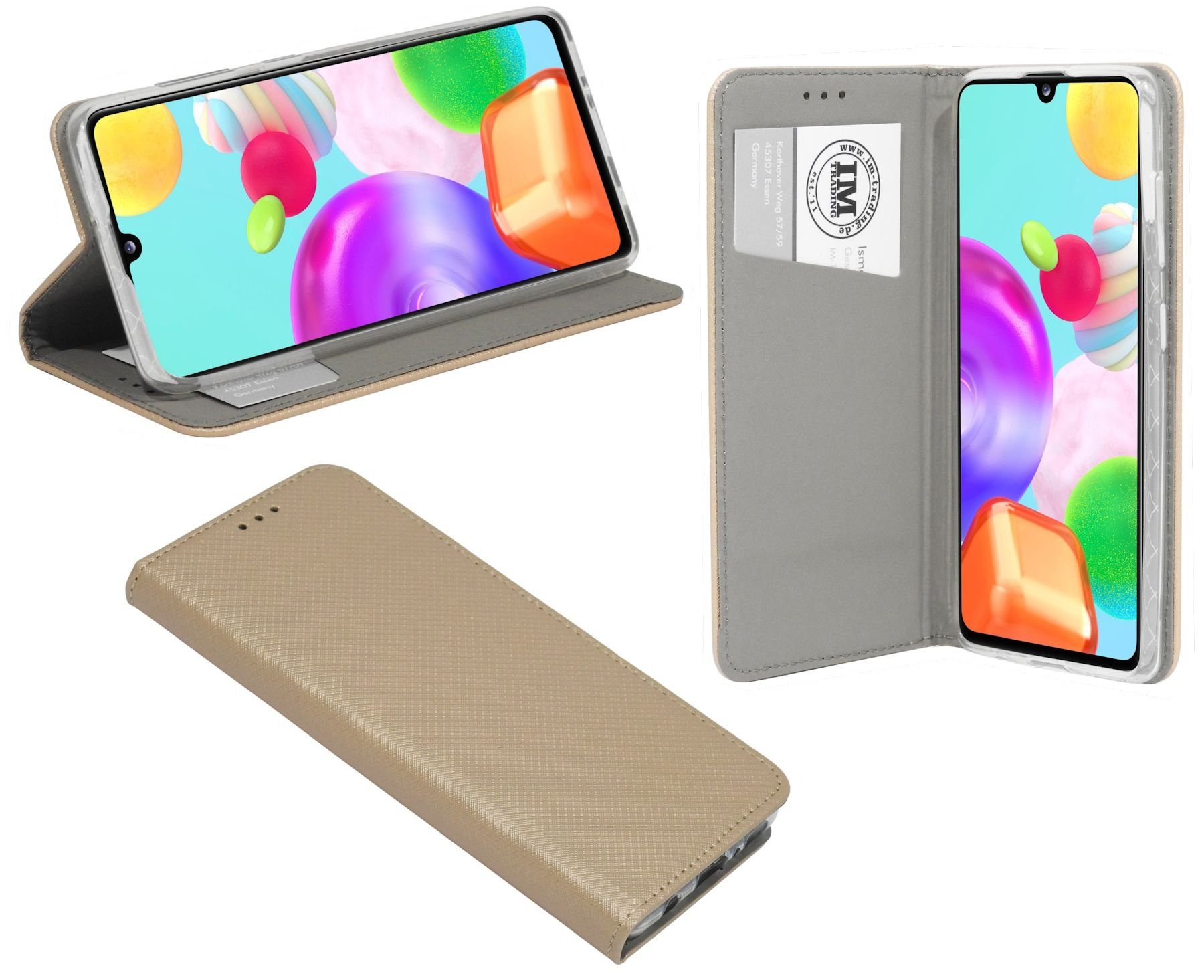 Handyhülle cofi1453 Buch Tasche "Smart" kompatibel mit SAMSUN