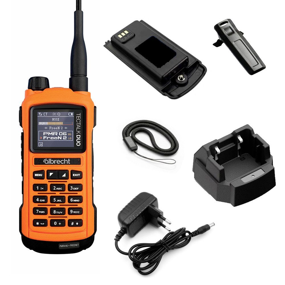 Albrecht Walkie Talkie Albrecht Tectalk Duo 29149 PMR/Freenet-Handfunkgerät