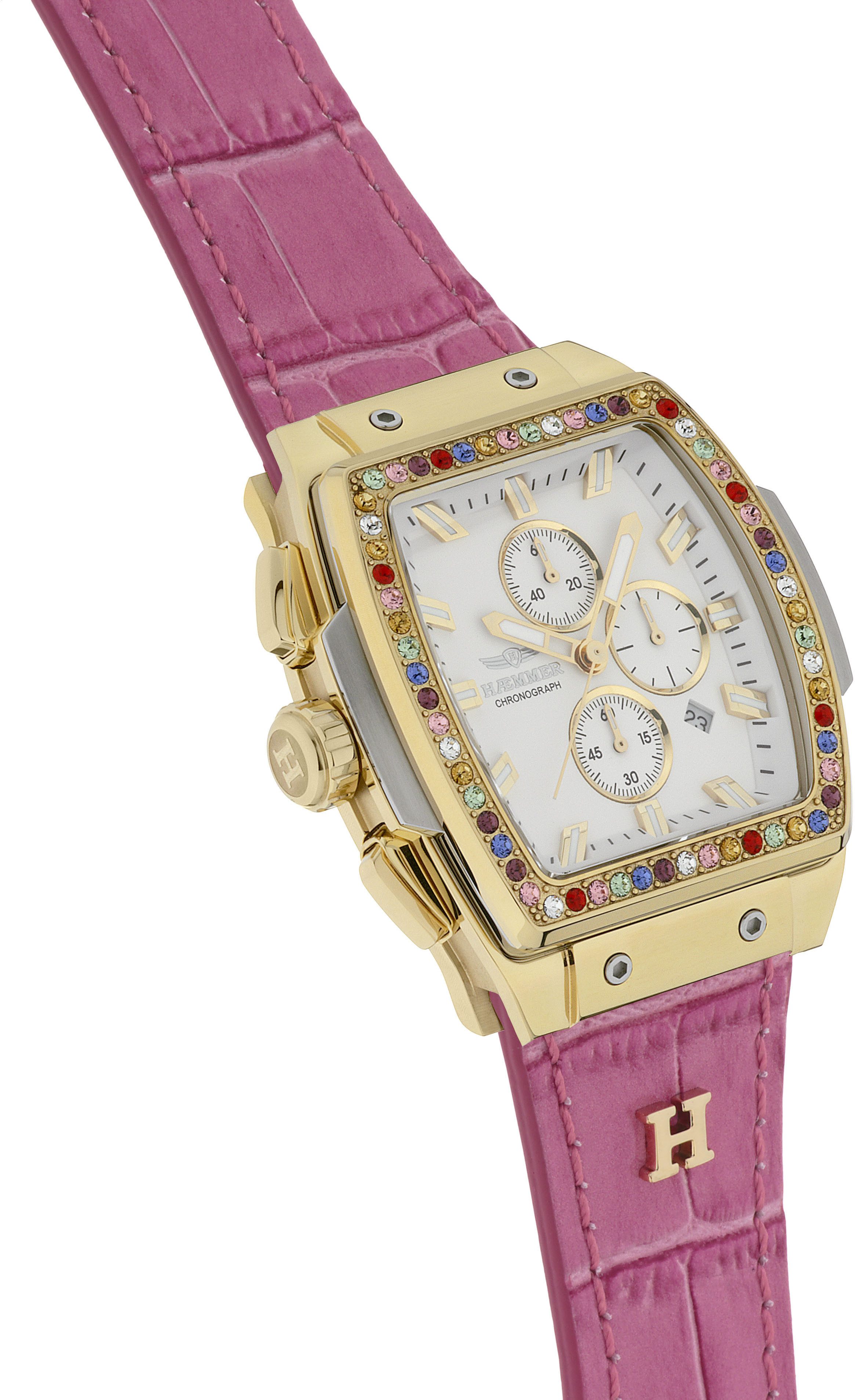 HAEMMER GERMANY Chronograph TONNEAU JOELLE, T-010, Quarzuhr, Armbanduhr,Dam günstig online kaufen