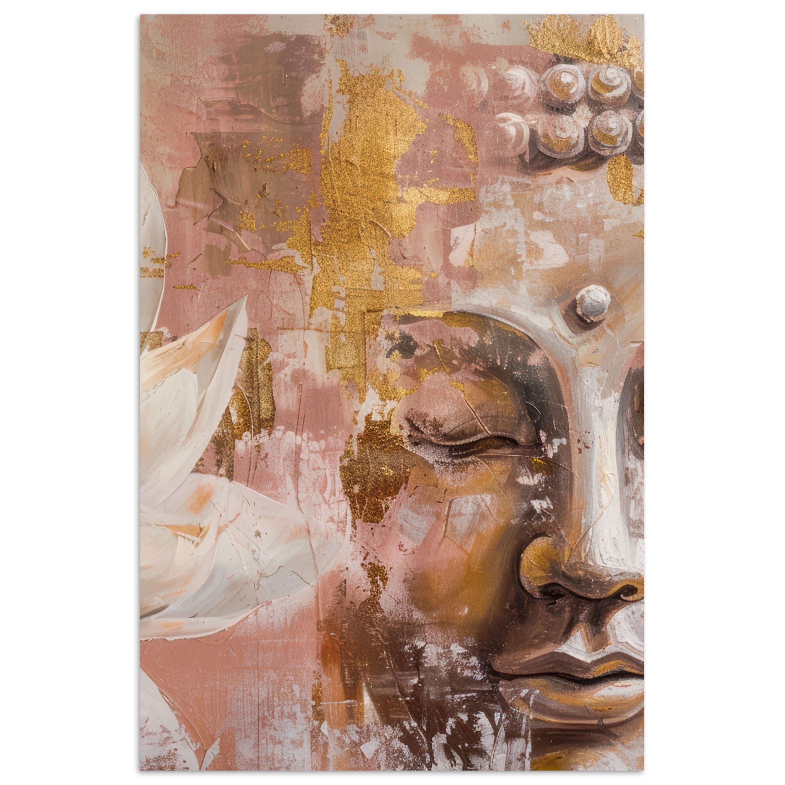 MuchoWow Poster Buddha - Blume - günstig online kaufen