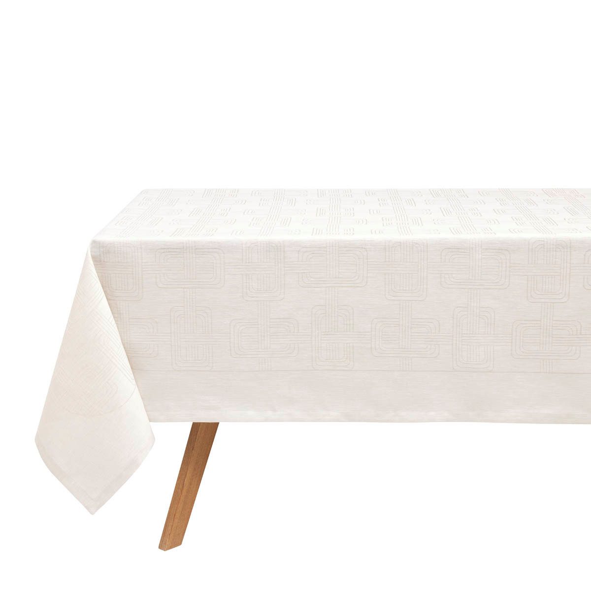 Le Jacquard Francais Tischläufer Tischläufer Hôtel Particulier Stuc 50x150 cm, jacquard-gewebt