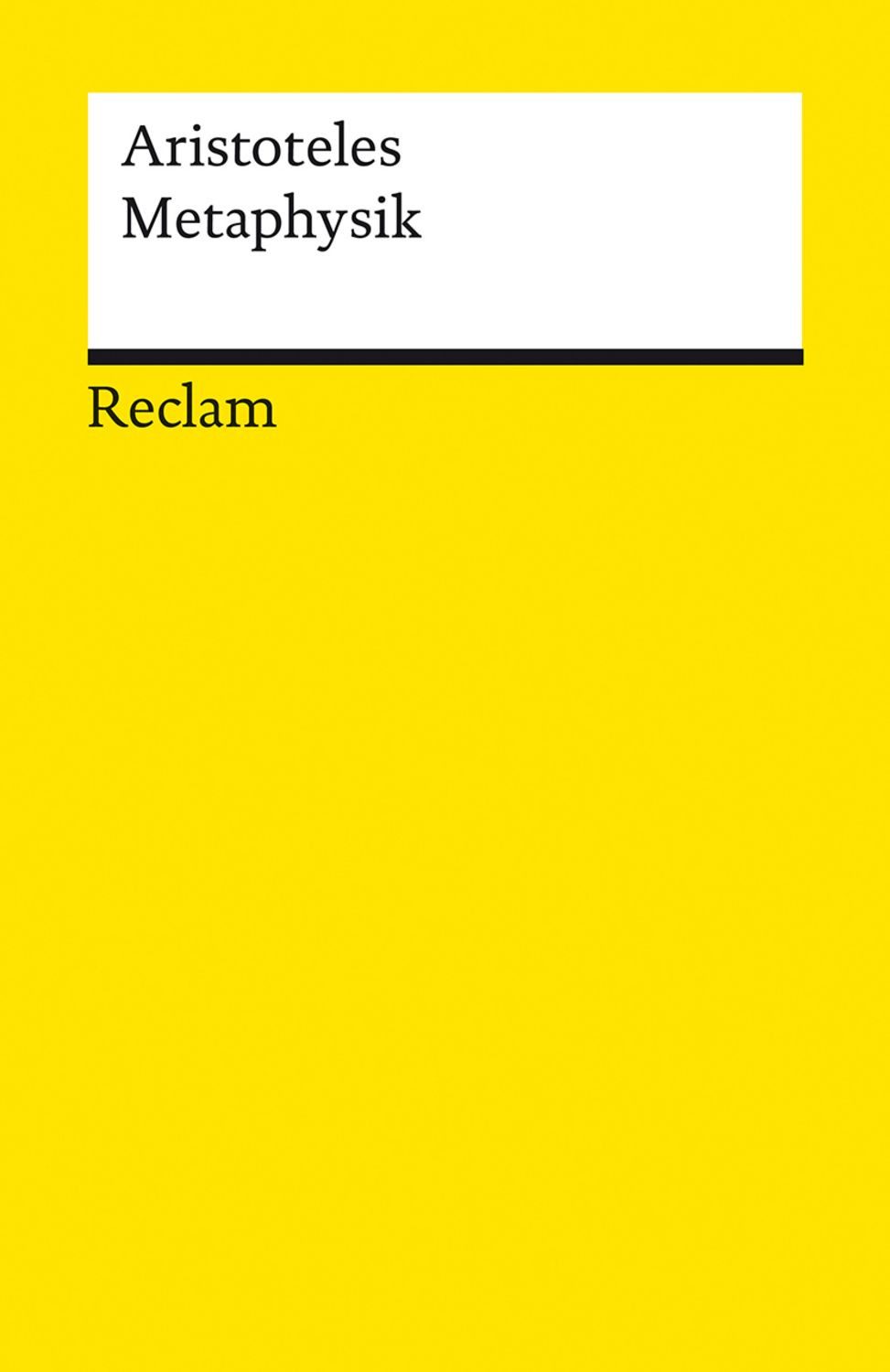 Metaphysik / Aristoteles