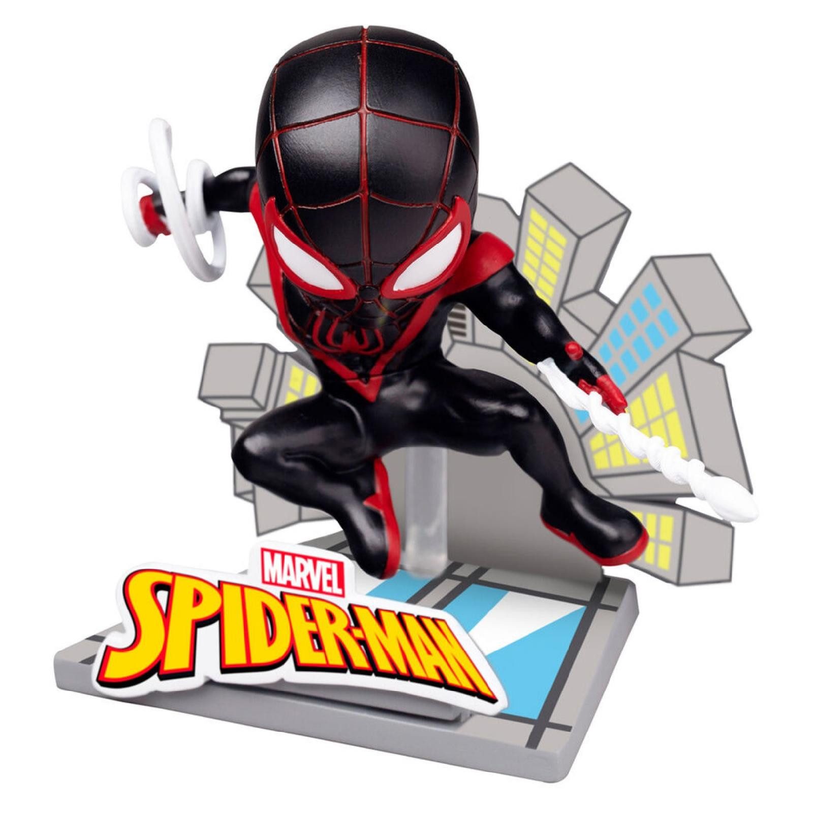 YuMe Toys Sammelfigur Marvel Hero - Spiderman Miles Morales 8cm