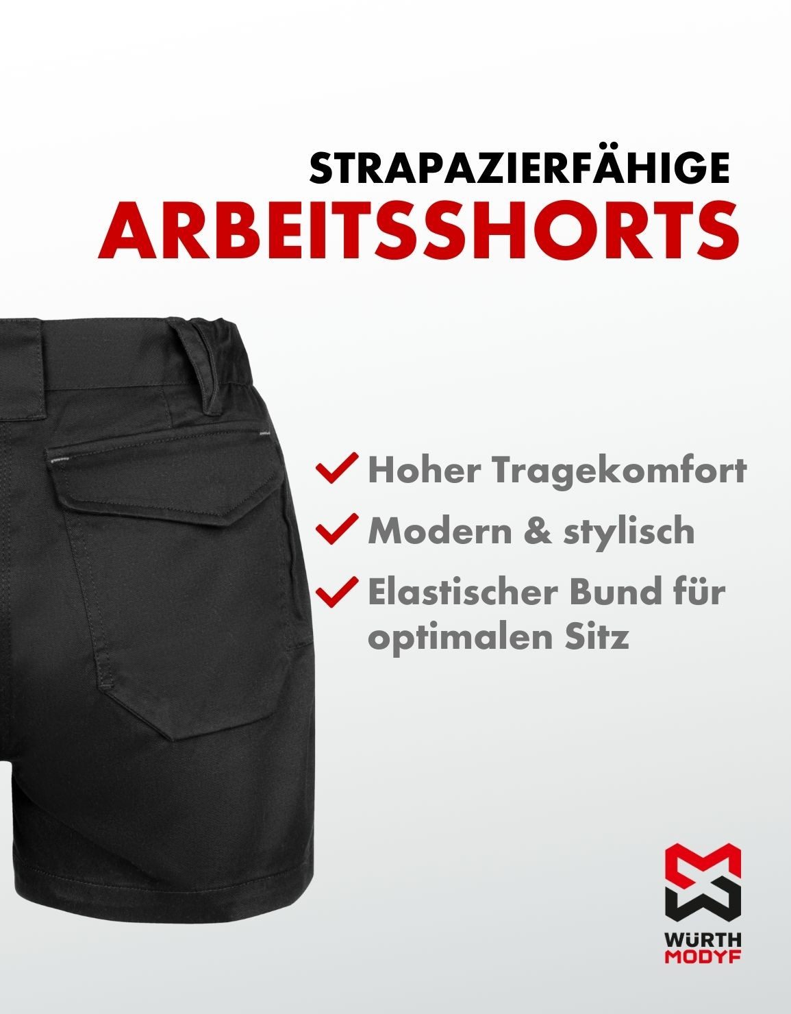 Würth MODYF Arbeitsshorts Stretch X Damen günstig online kaufen