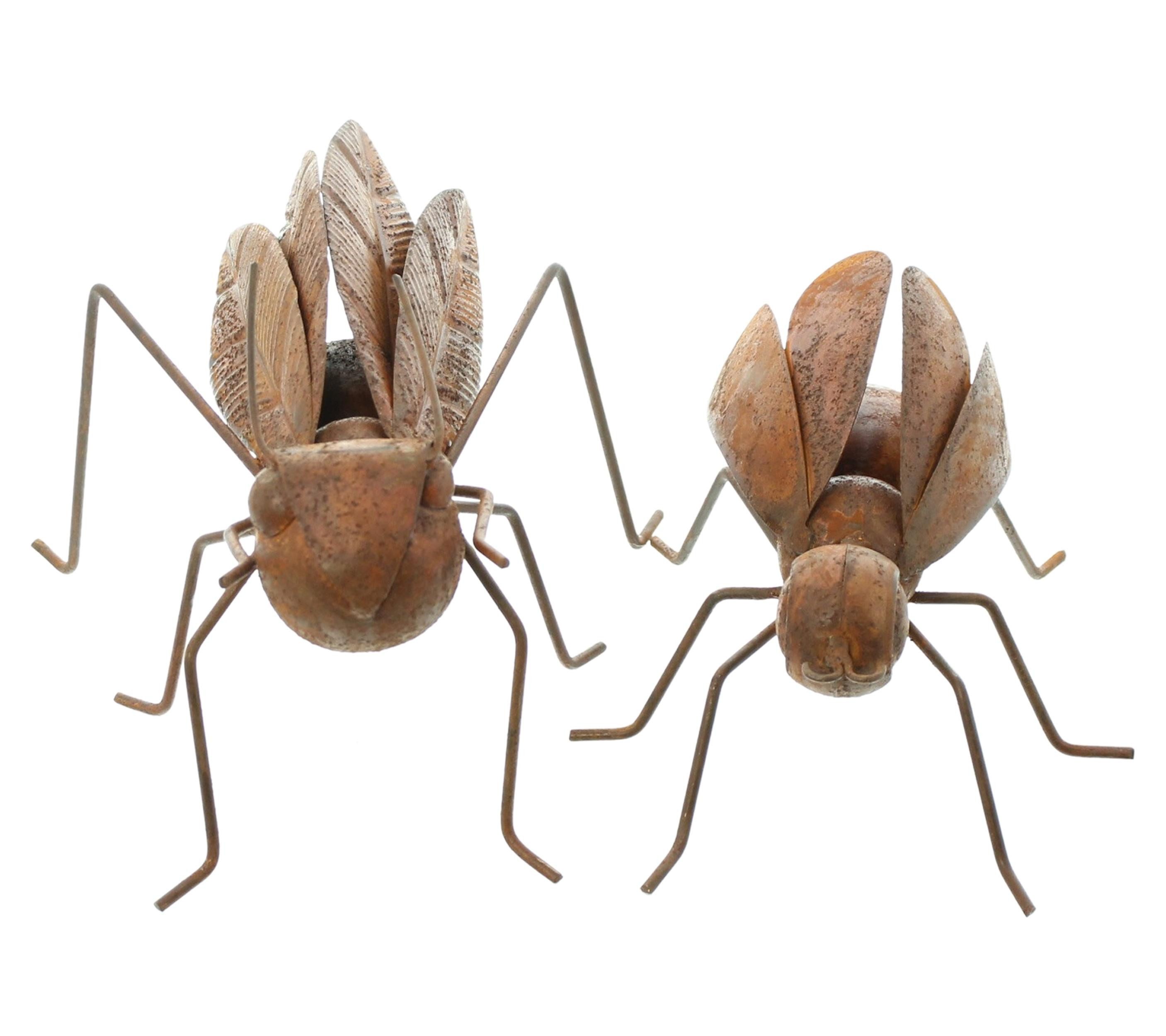 Dekofigur Gartenfigur "Insekten", 2er Set