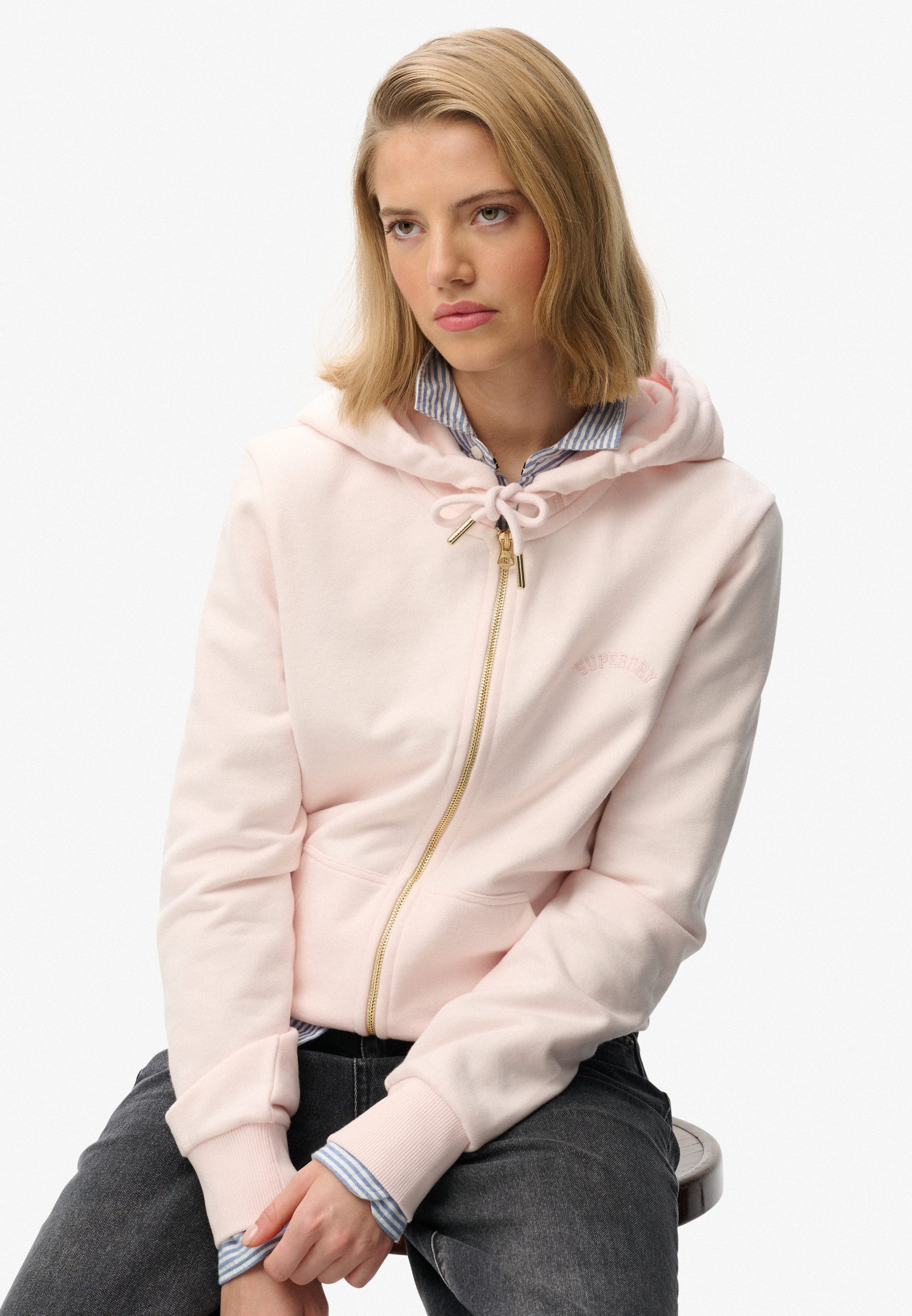 Superdry Kapuzensweatjacke ESSENTIAL LOGO ZIPHOOD HB günstig online kaufen