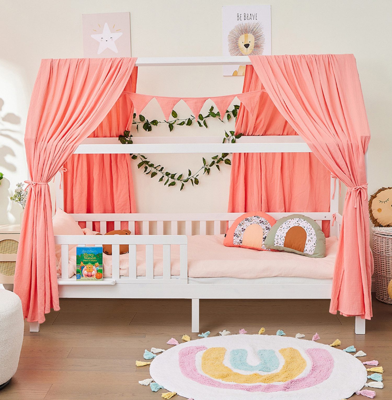 ALAVYA Home Kids Kinderbett aus Buche günstig online kaufen