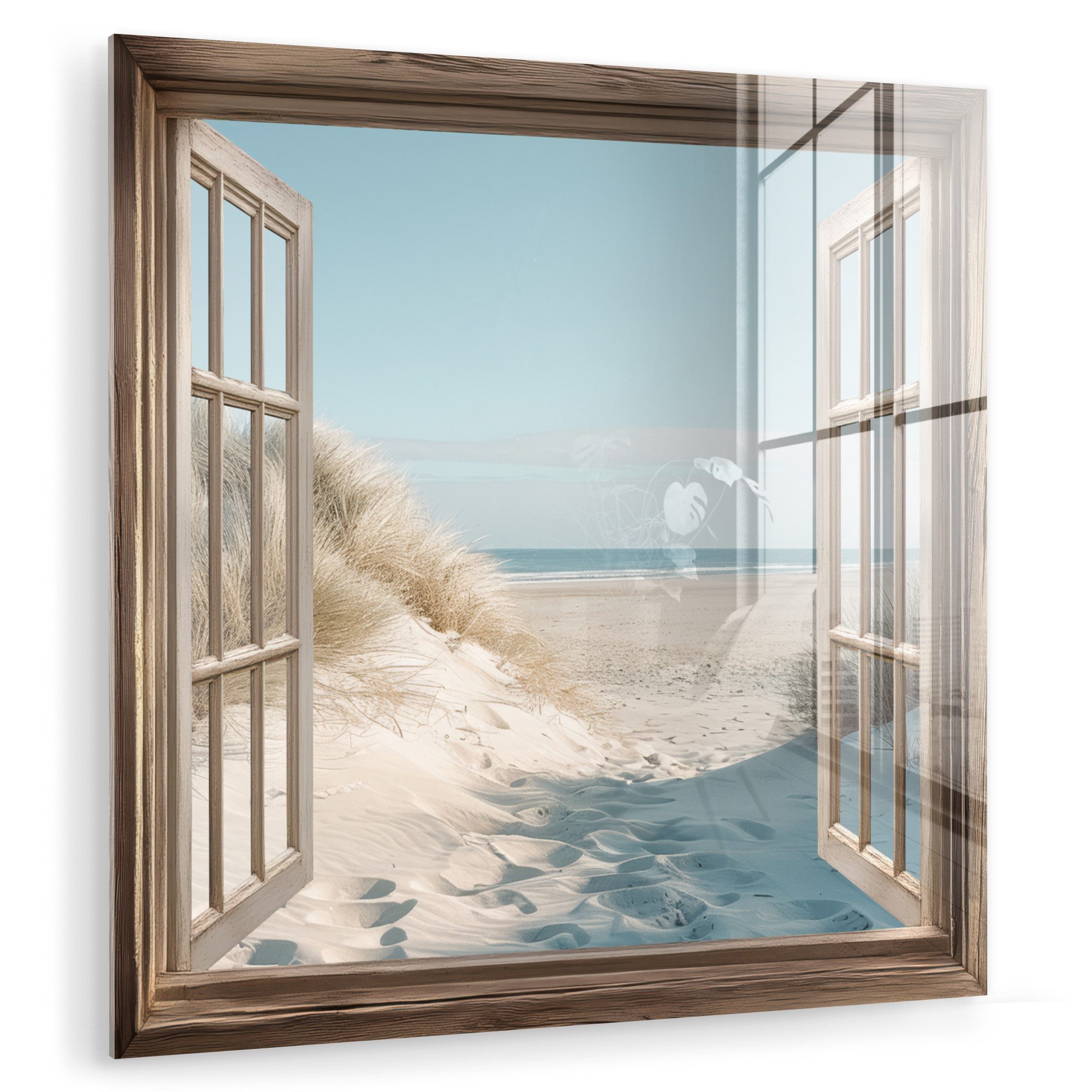MuchoWow Acrylglasbild Aussicht - Hochgras - günstig online kaufen