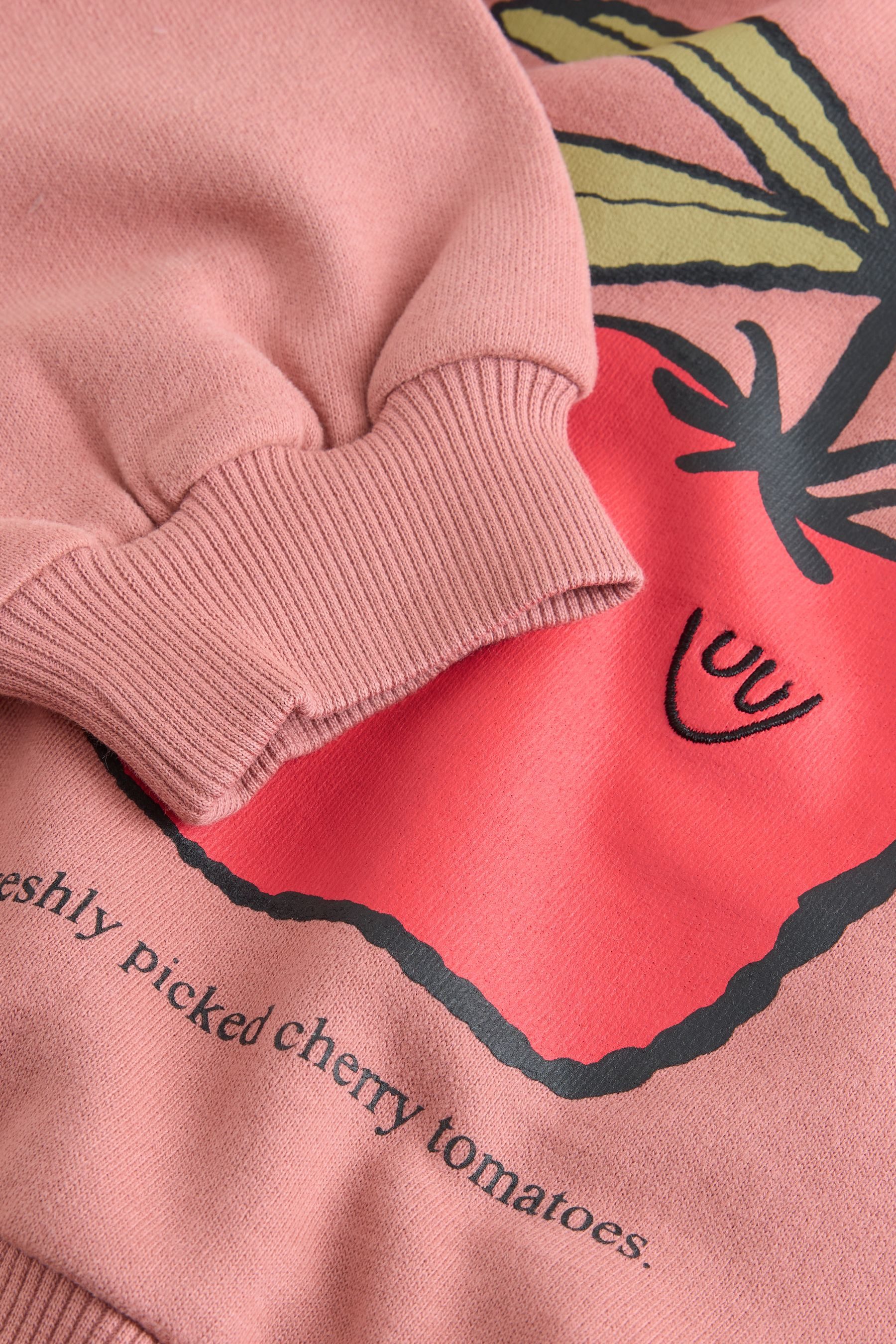 Next Sweatanzug Sweatshirt und Jogginghose im Barrel-Schnitt (2-tlg)