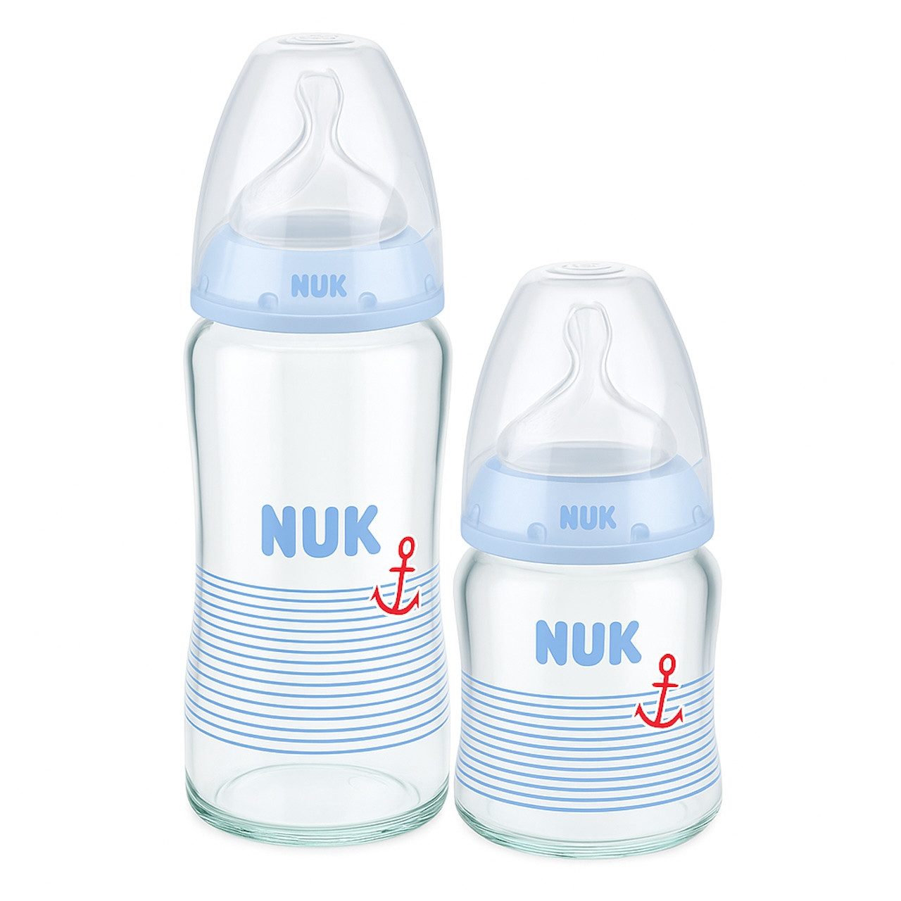 NUK Babyflasche NUK First Choice Babyflasche aus Glas Vorteil set 0+