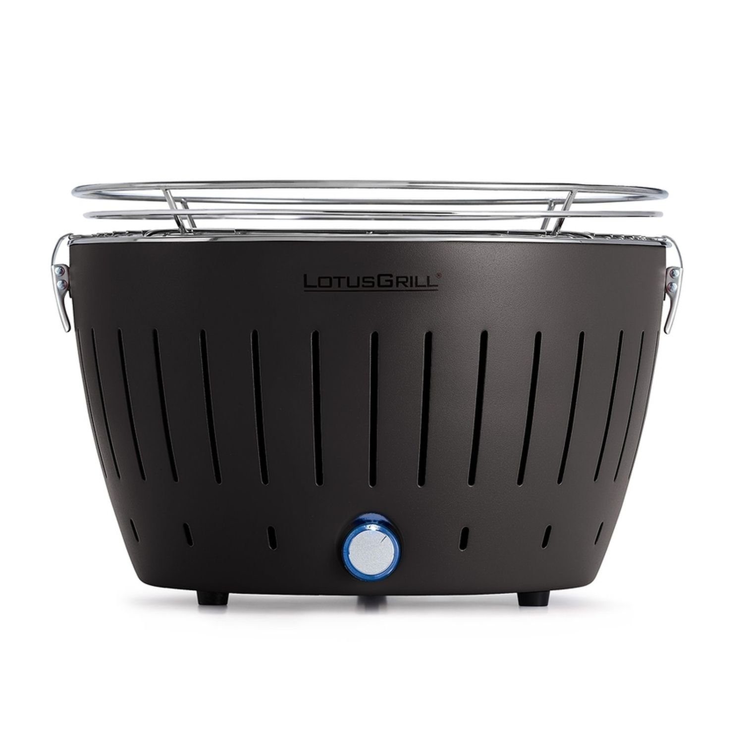 LotusGrill Holzkohlegrill Tischgrill Anthrazitgrau