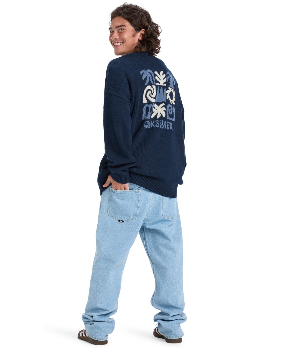 Quiksilver Pullunder Devils Jacquard Logo